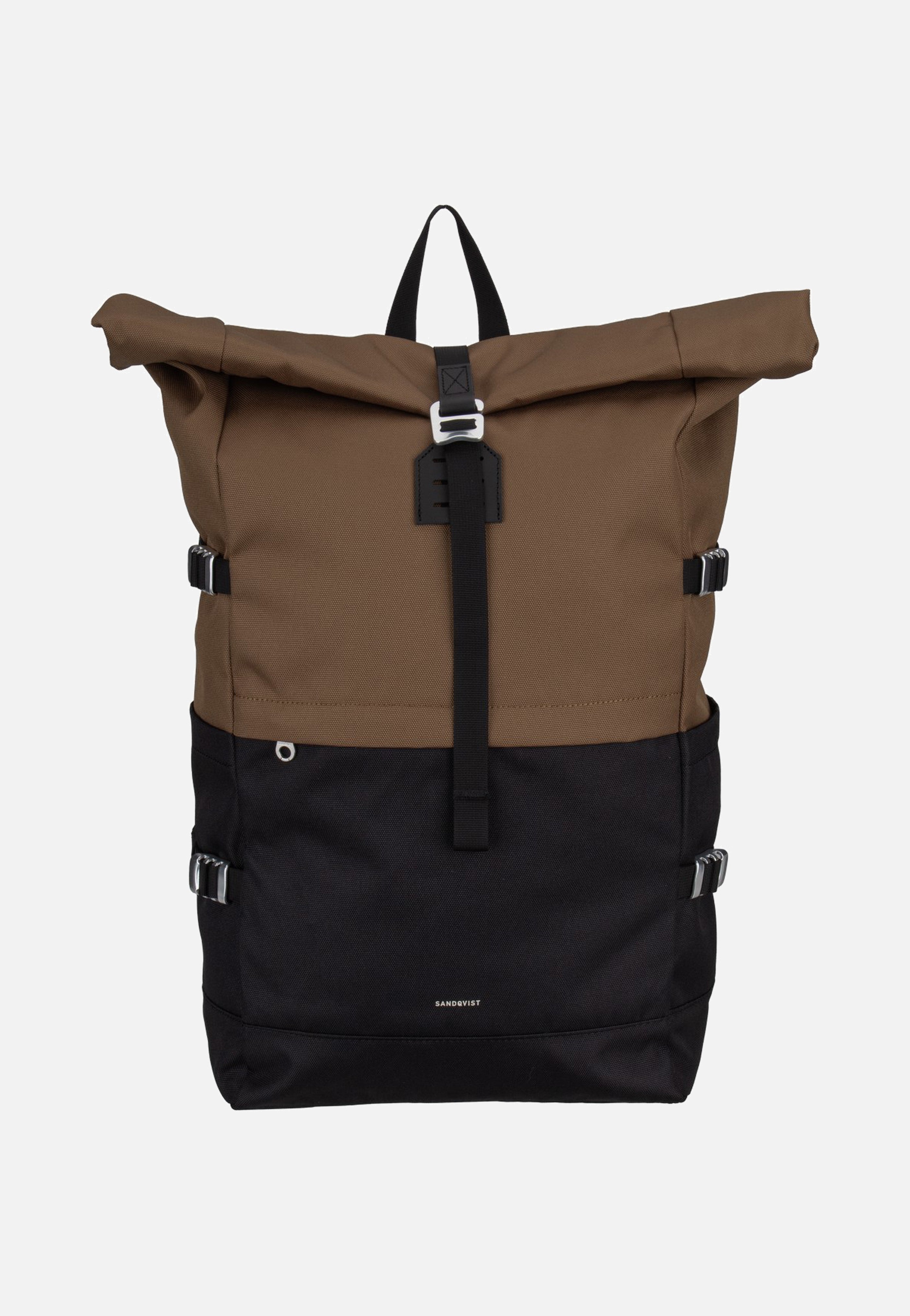 Sandqvist - Icon BP L Multi Olive - Rolltop Backpack | Neutral-Image
