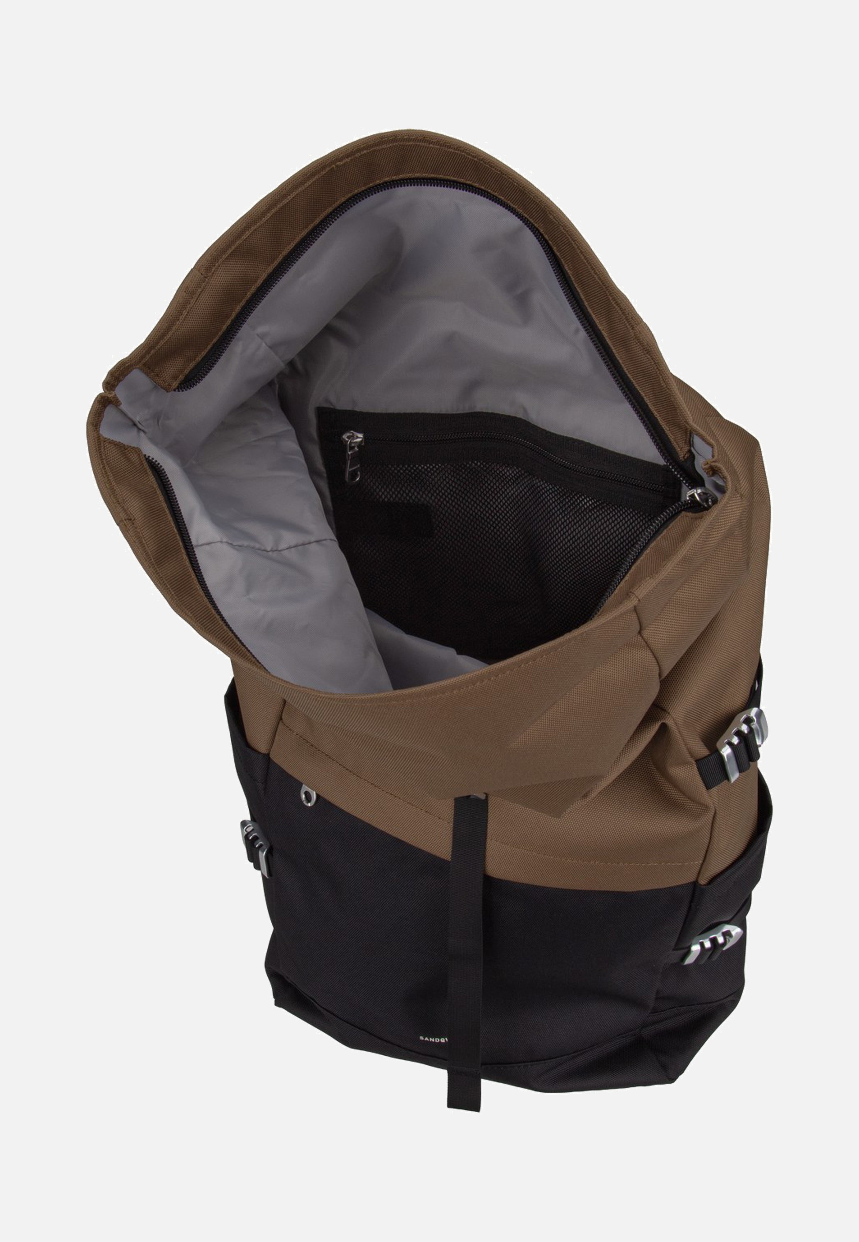 Sandqvist - Icon BP L Multi Olive - Rolltop Backpack | Neutral-Image