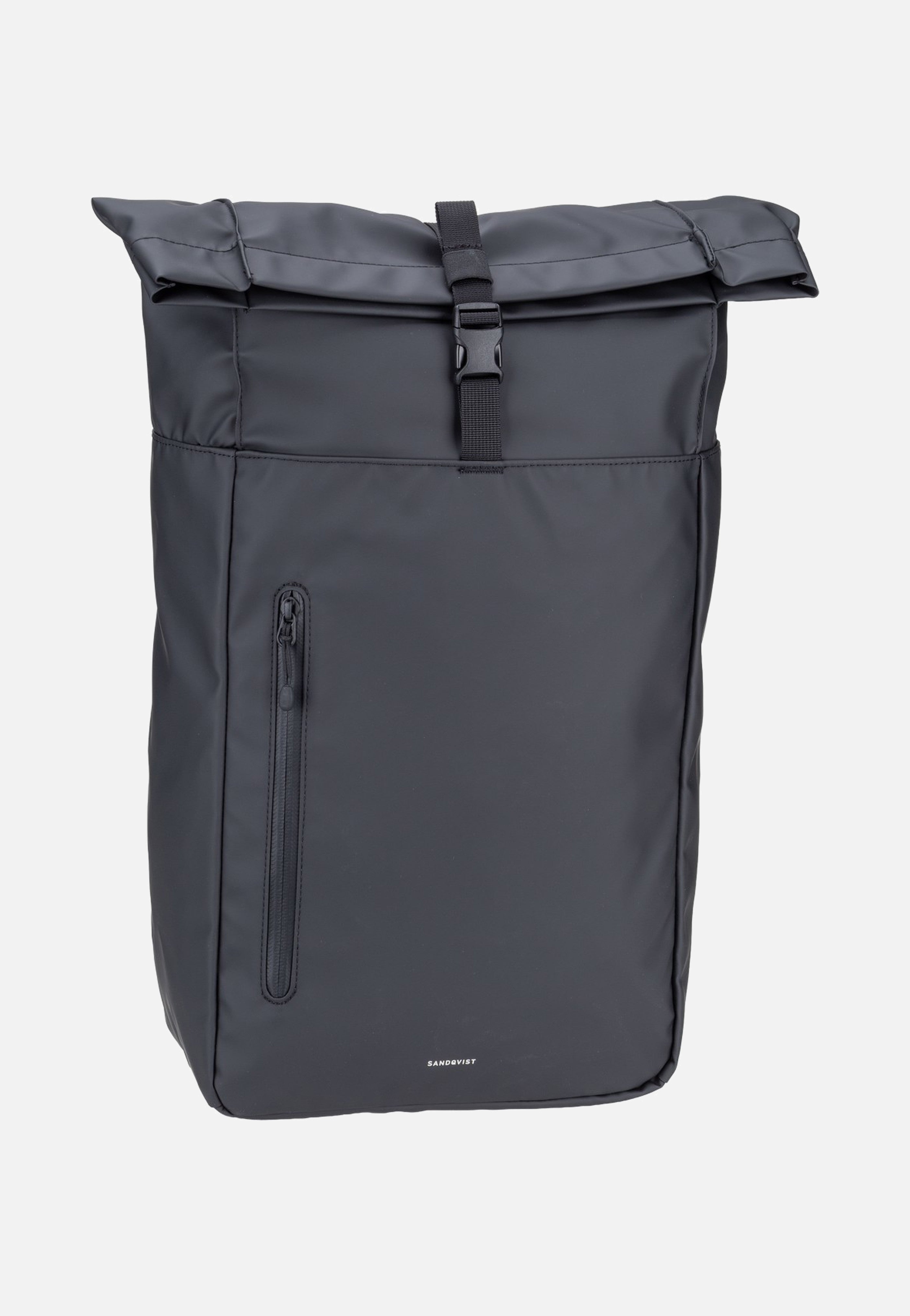 Sandqvist Stream Rolltop 14' Black Zaino arrotolabile
