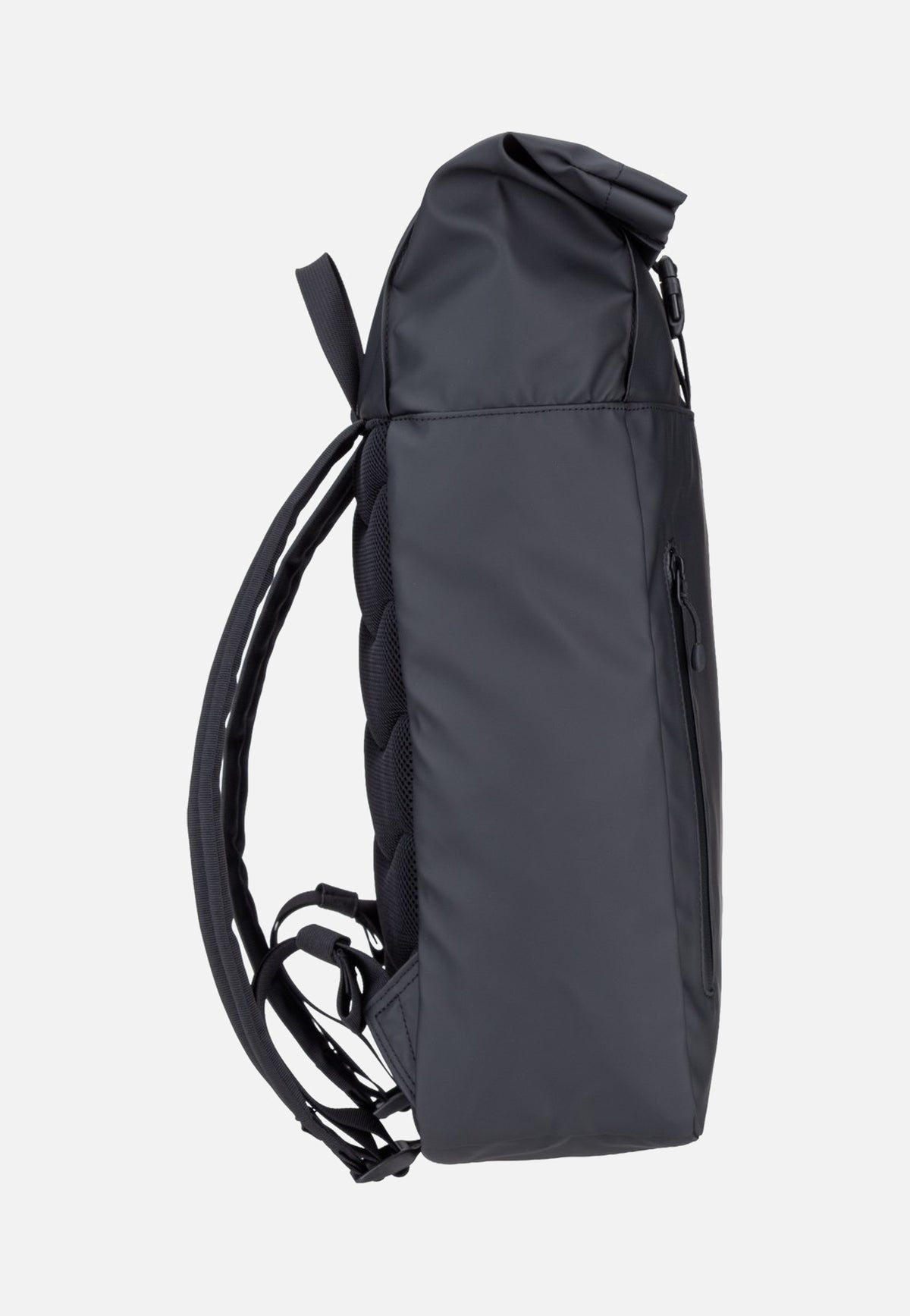Sandqvist Stream Rolltop 14' Black Rolltop Backpack