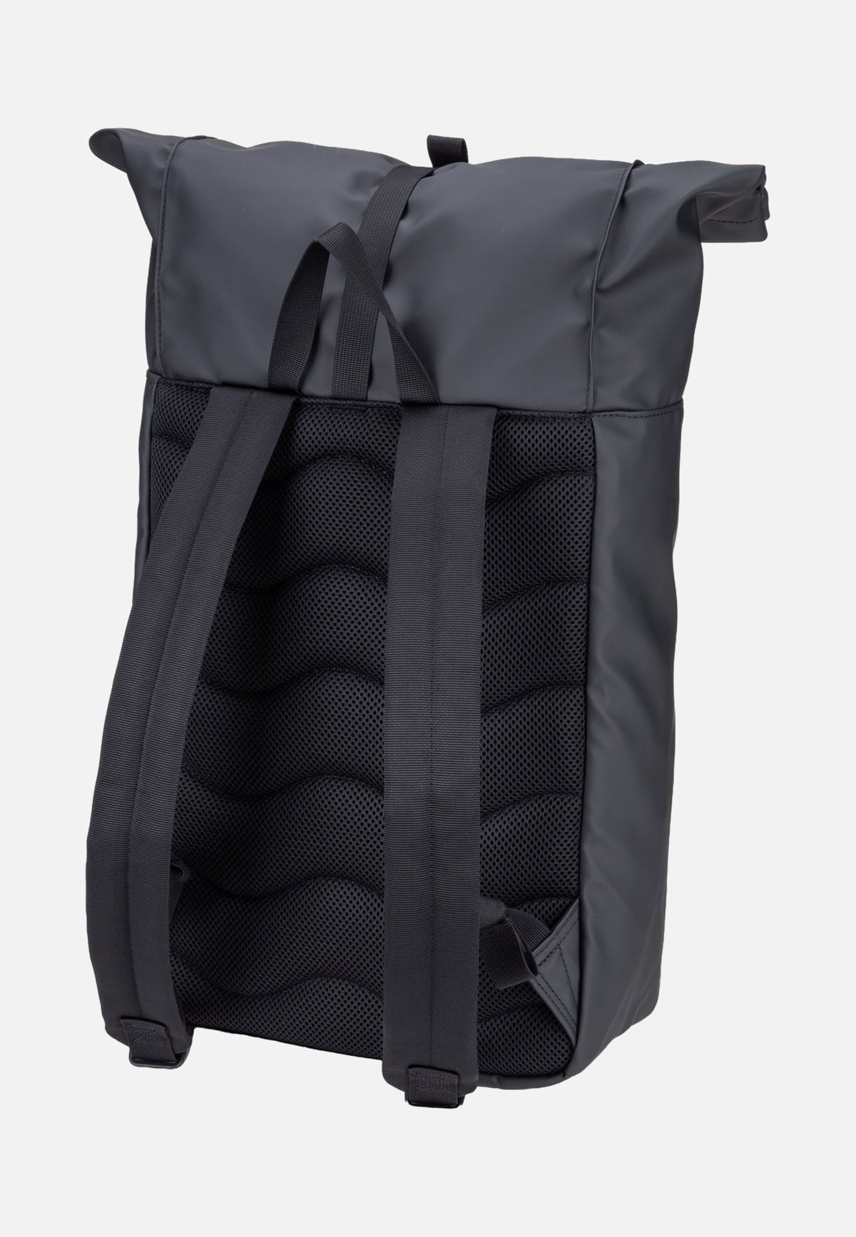 Sandqvist Stream Rolltop 14' Black Rolltop Backpack