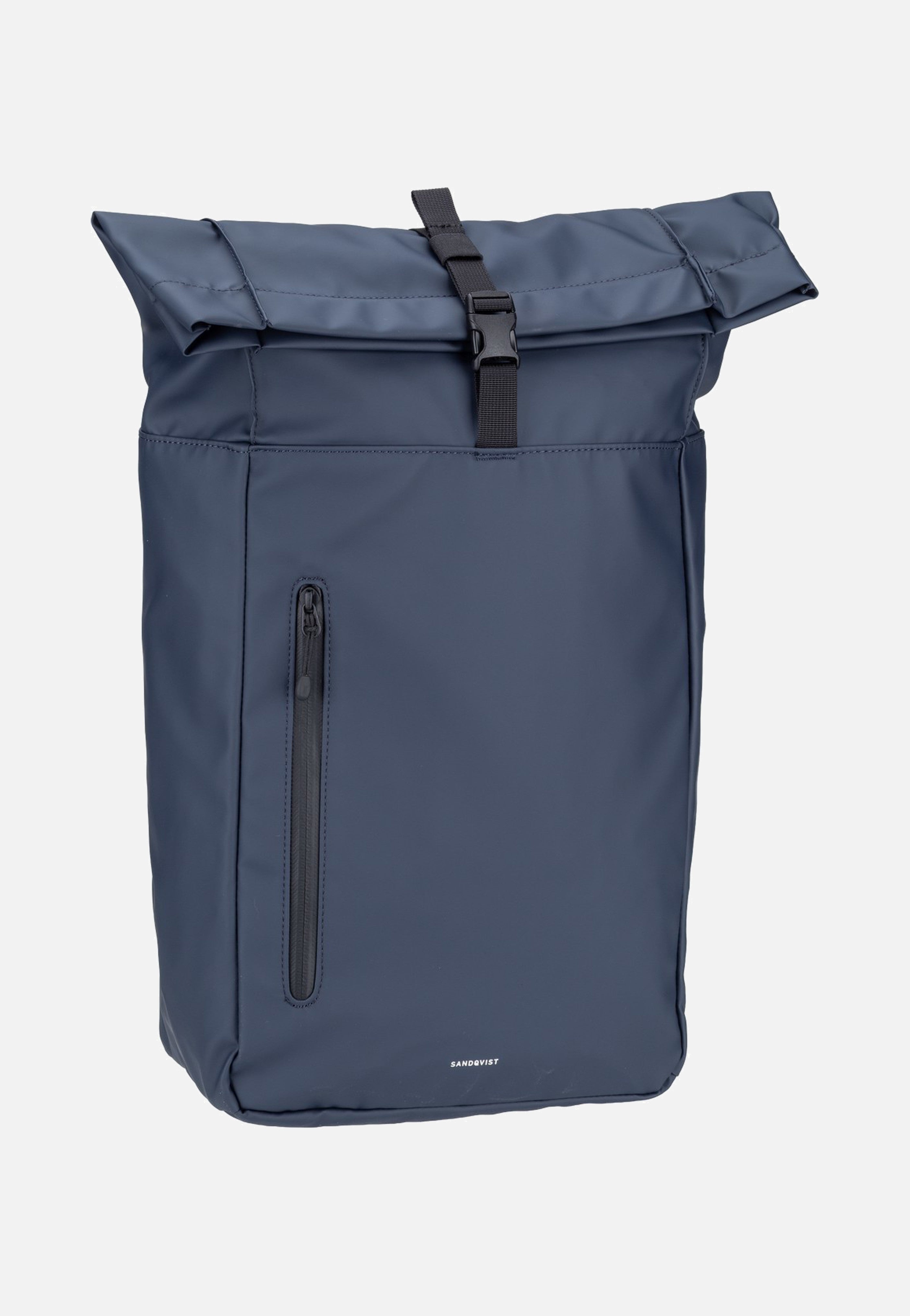 Sandqvist Stream Rolltop 14' Navy Rolltop Backpack