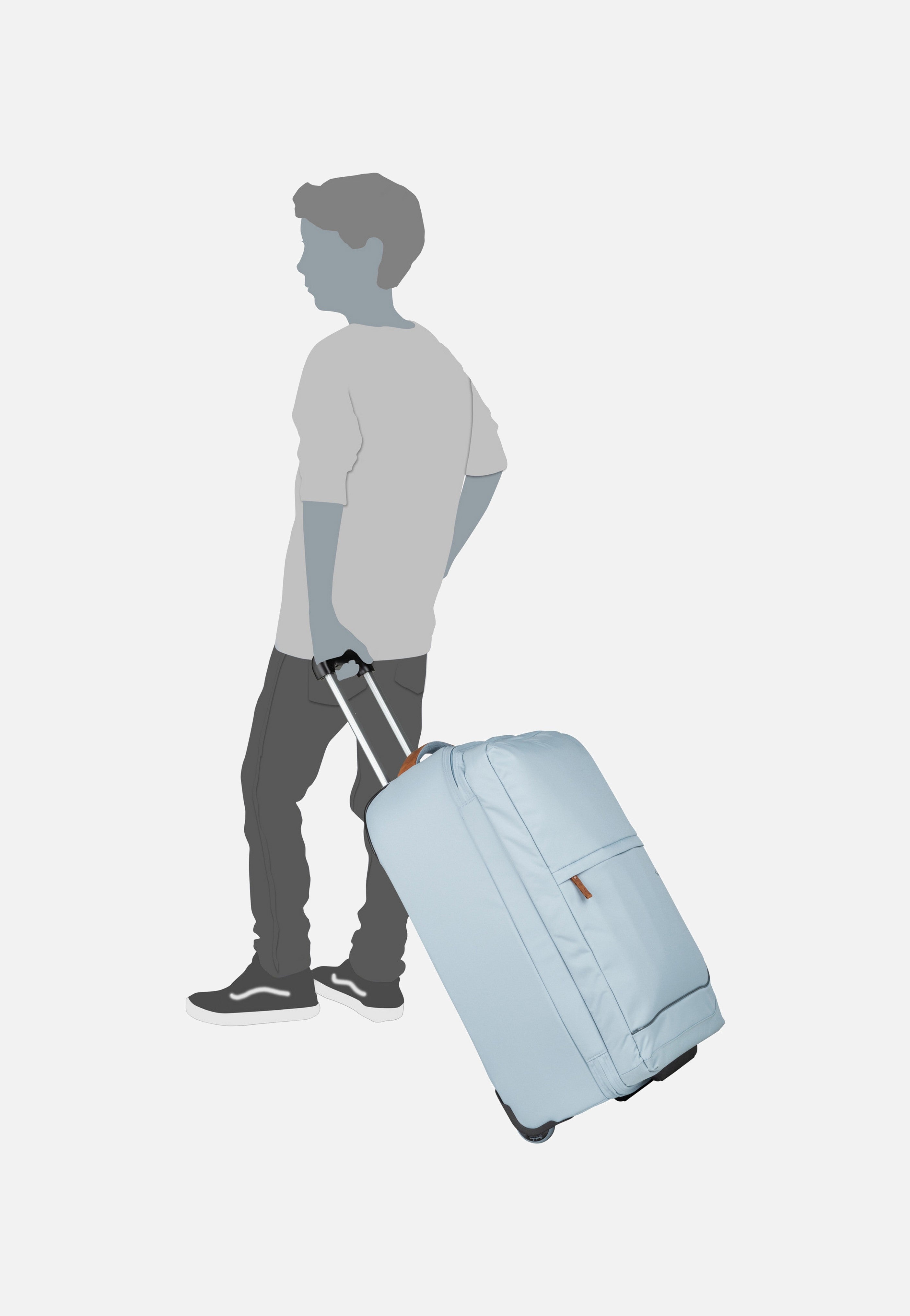 satch - satch Flow Pure M Trolley Pure Ice Blue - Suitcase | Neutral-Image
