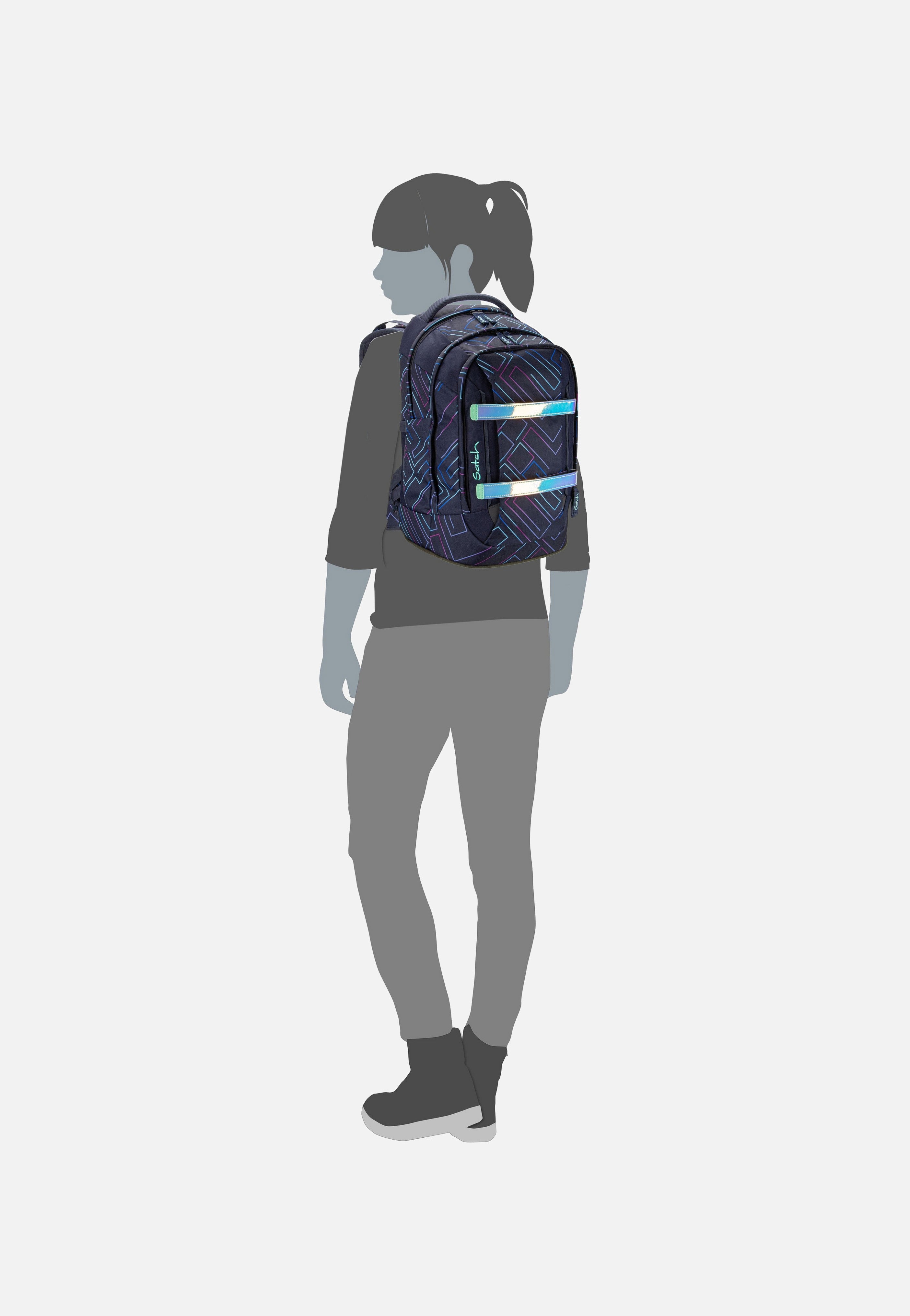 satch - satch Pack Purple Laser Purple Laser - School Bag | Neutral-Image