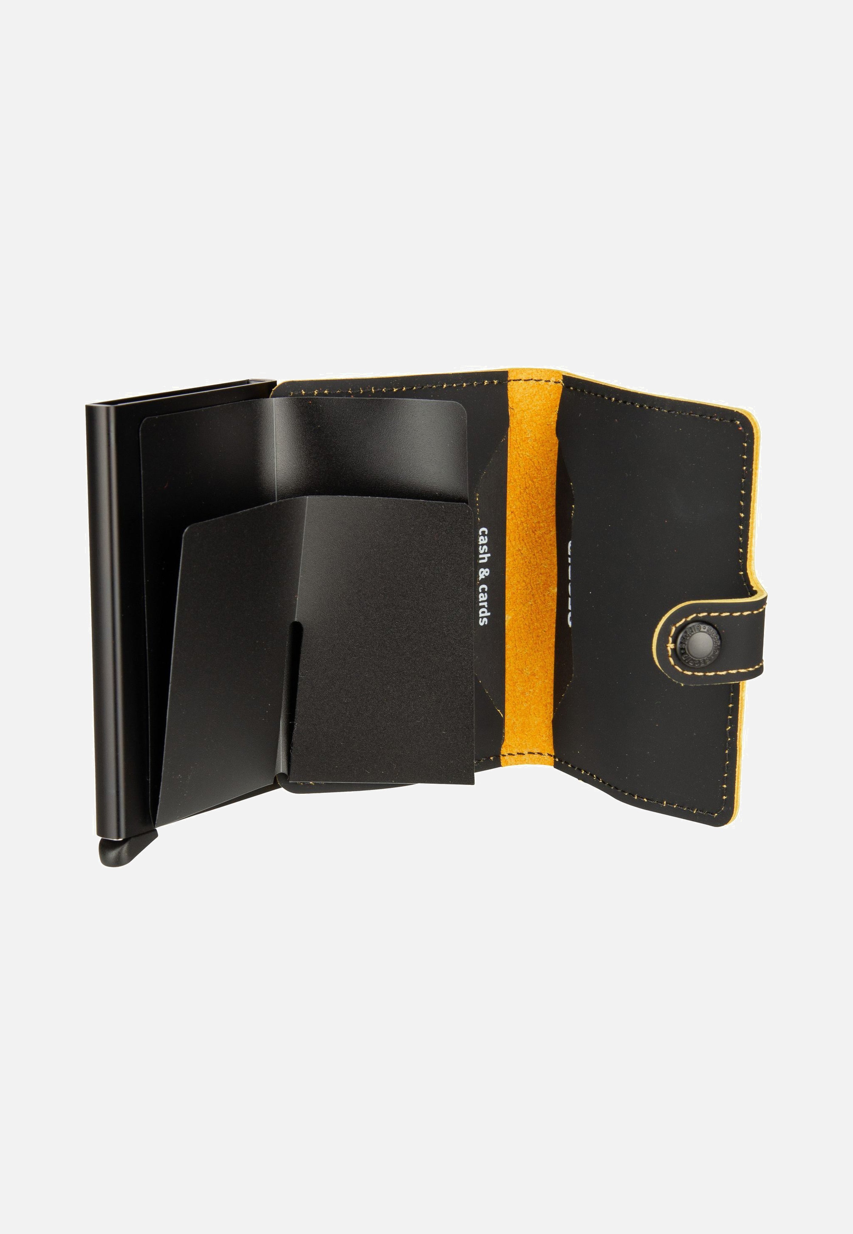 Secrid - Miniwallet Matte Black-Ochre - Wallet | Neutral-Image