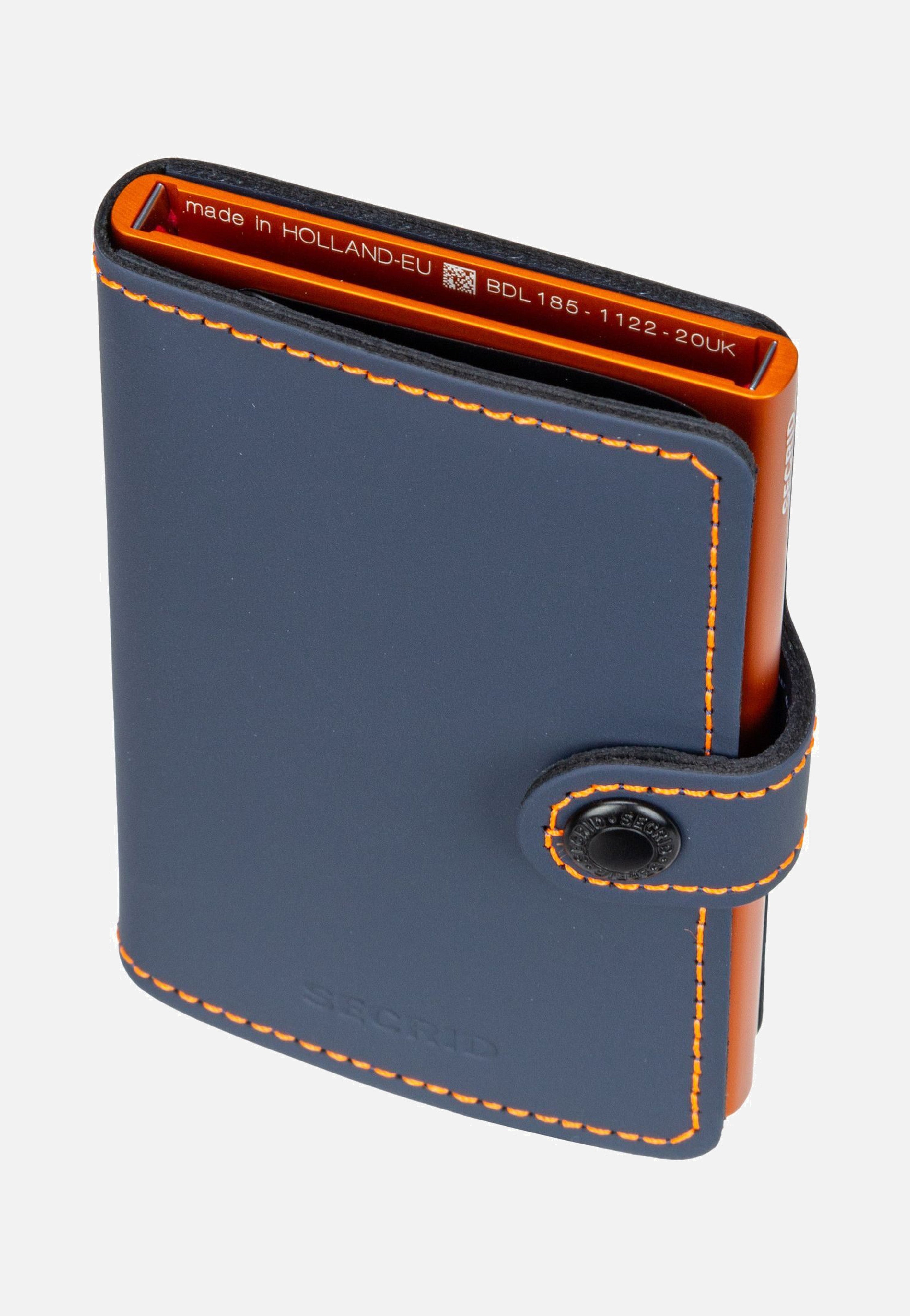 Secrid - Miniwallet Matte Night Blue-Orange - Wallet | Neutral-Image