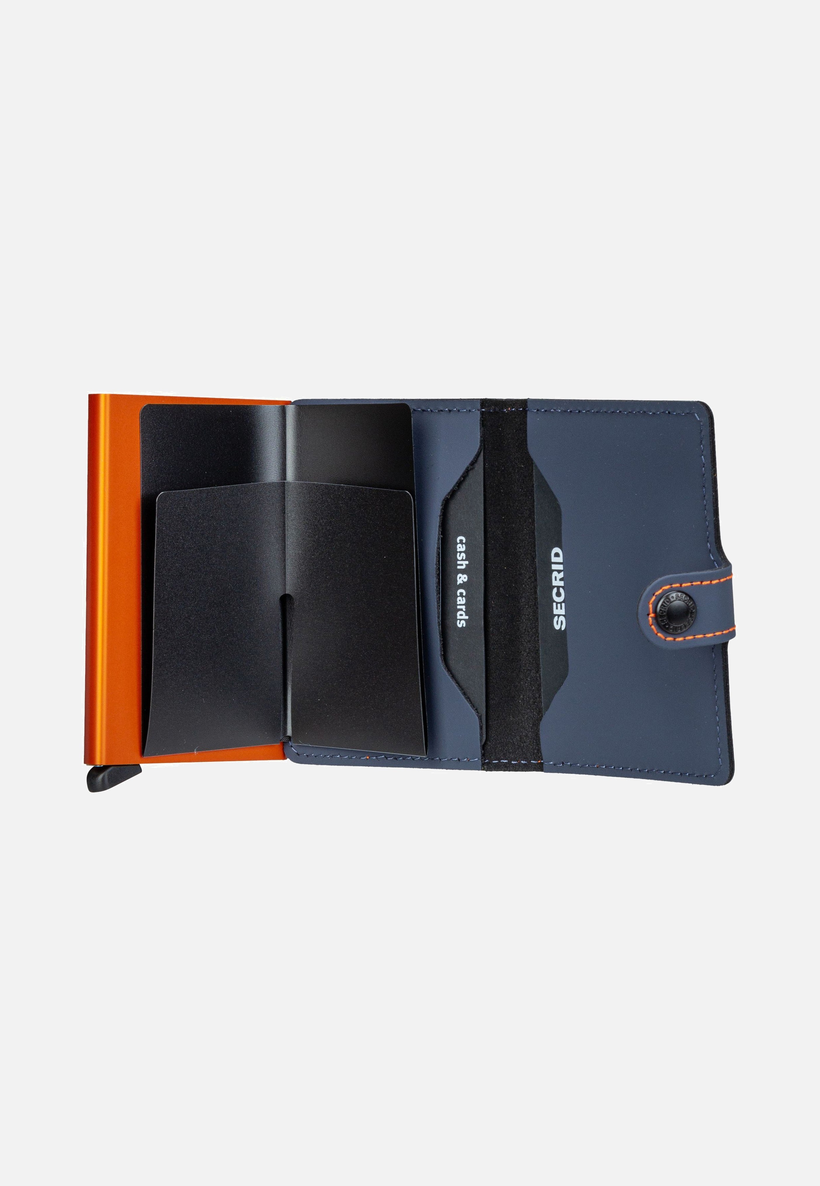 Secrid - Miniwallet Matte Night Blue-Orange - Wallet | Neutral-Image
