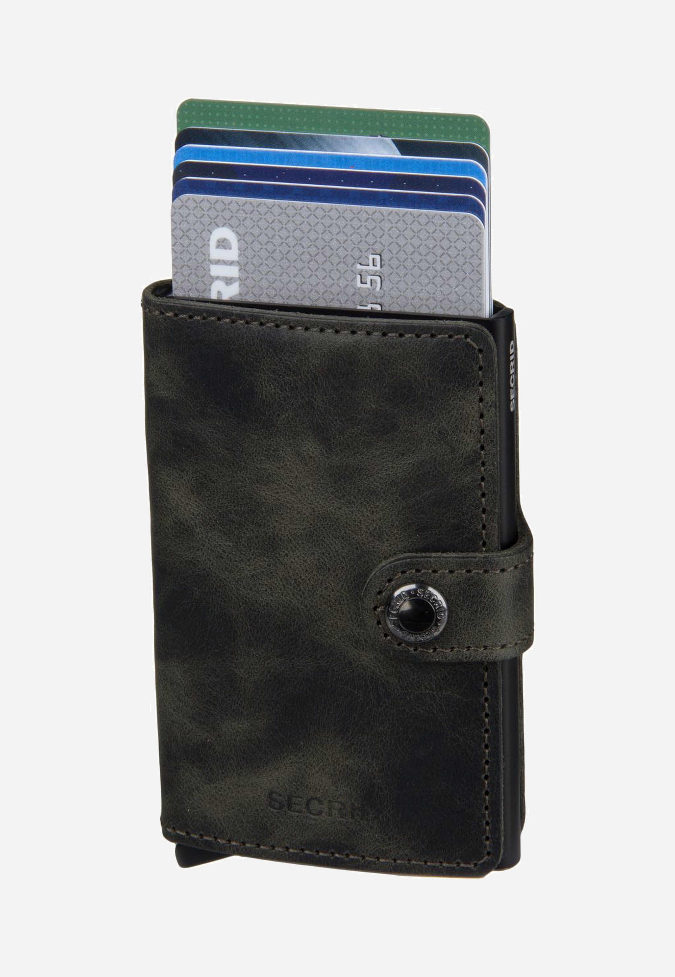 Secrid Miniwallet Vintage Olive-Black Wallet
