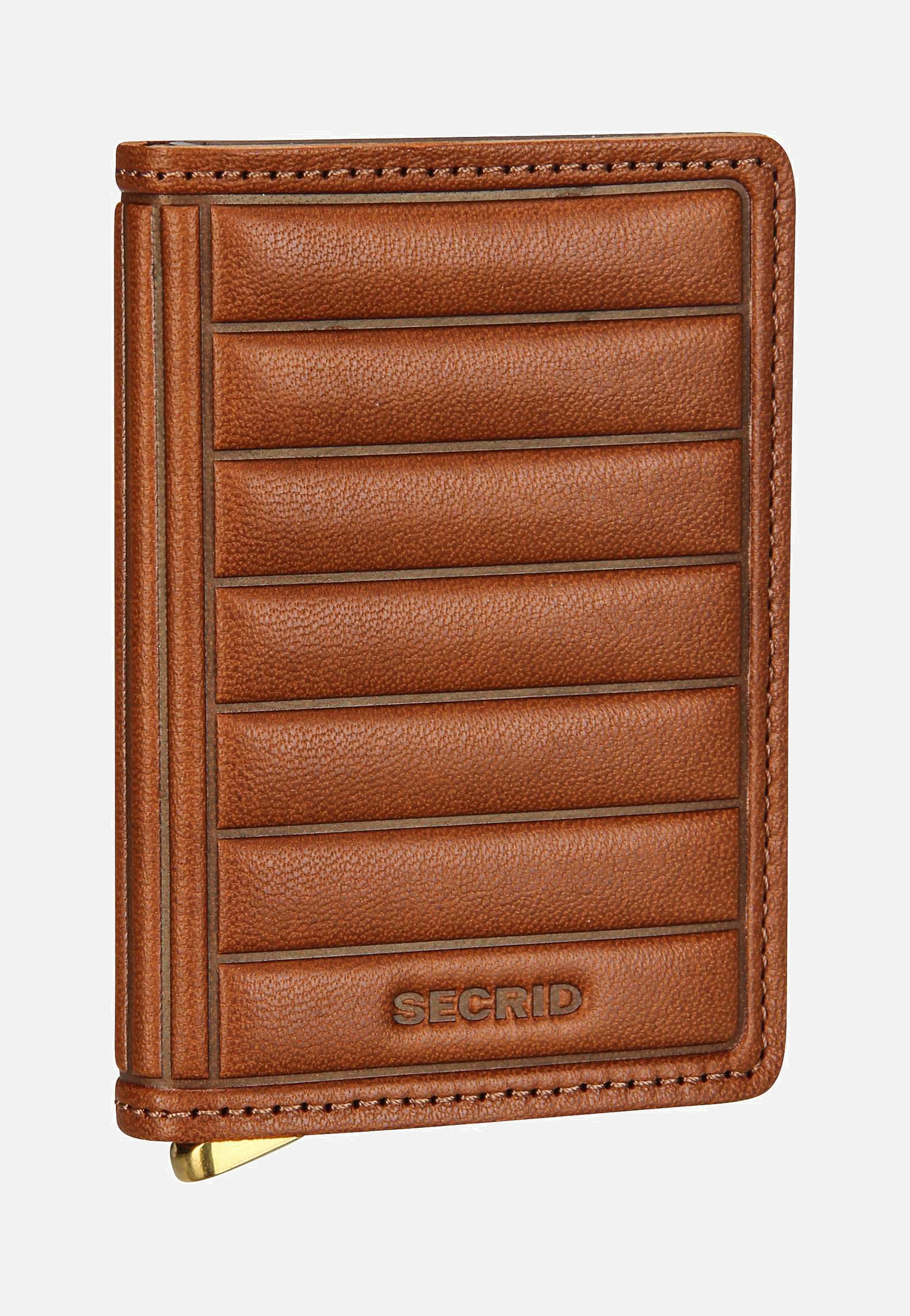 Secrid - Premium Slimwallet Emboss Lines Cognac - Wallet | Neutral-Image