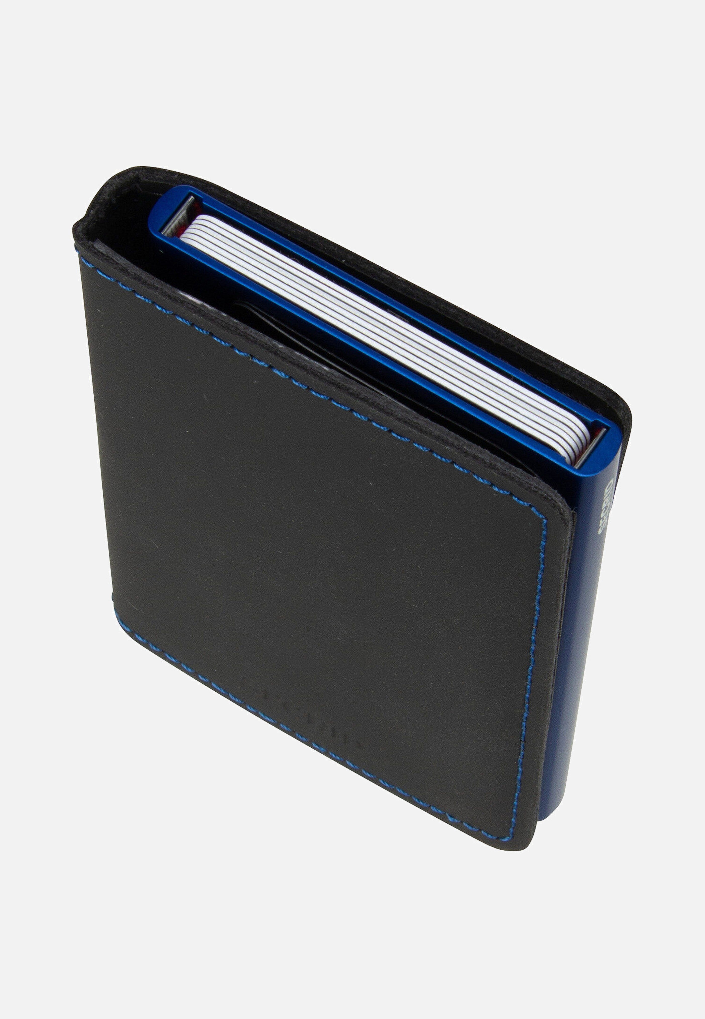 Secrid - Slimwallet Matte Black & Blue - Wallet | Neutral-Image
