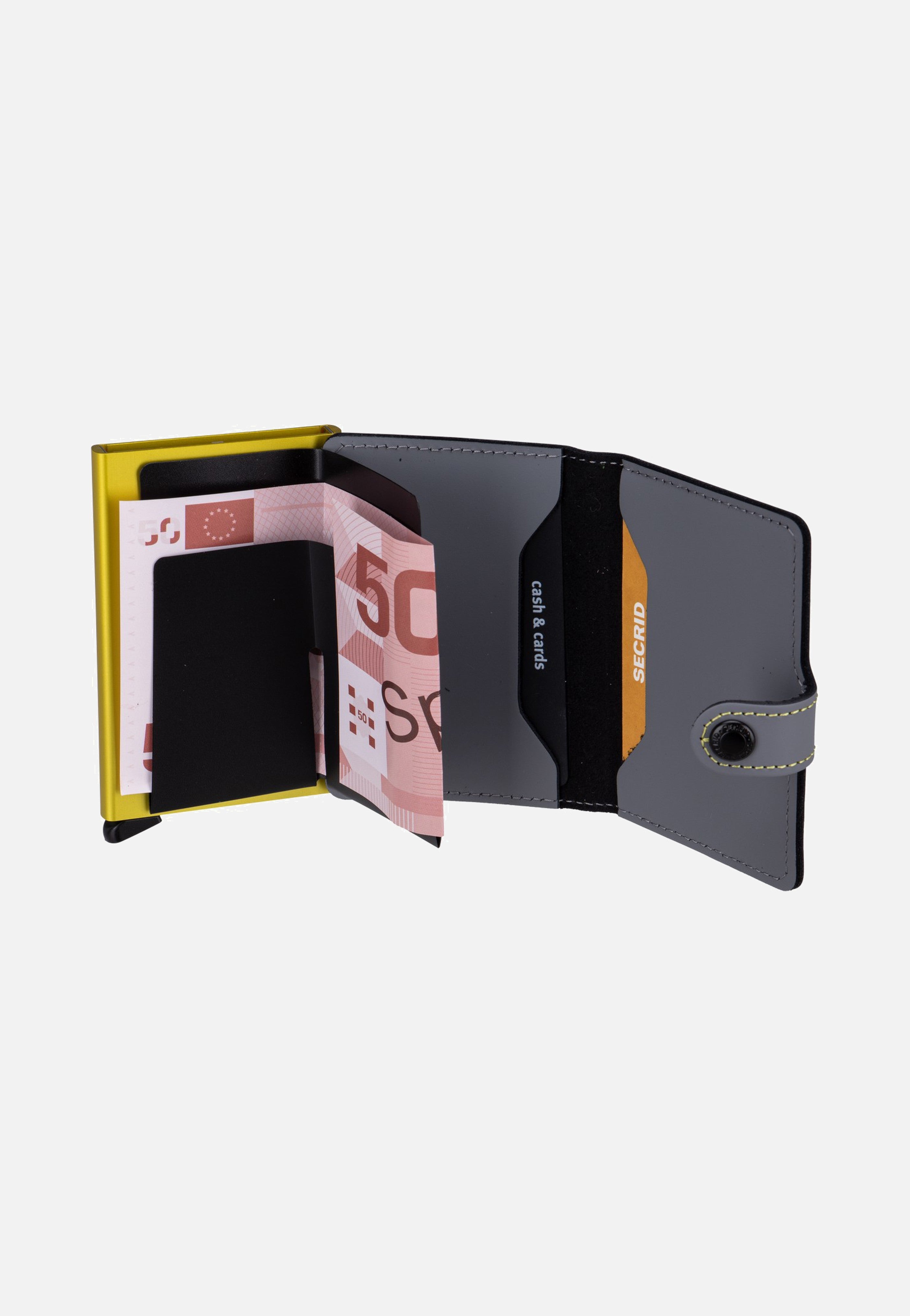 Secrid Miniwallet Matte Grey-Lime Wallet