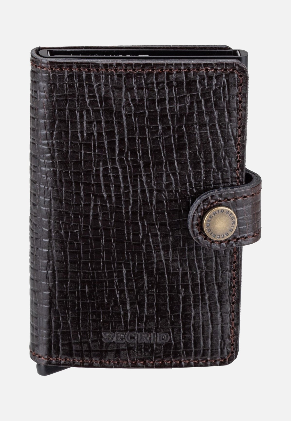 Secrid Miniwallet Palmellato Brown Cartera