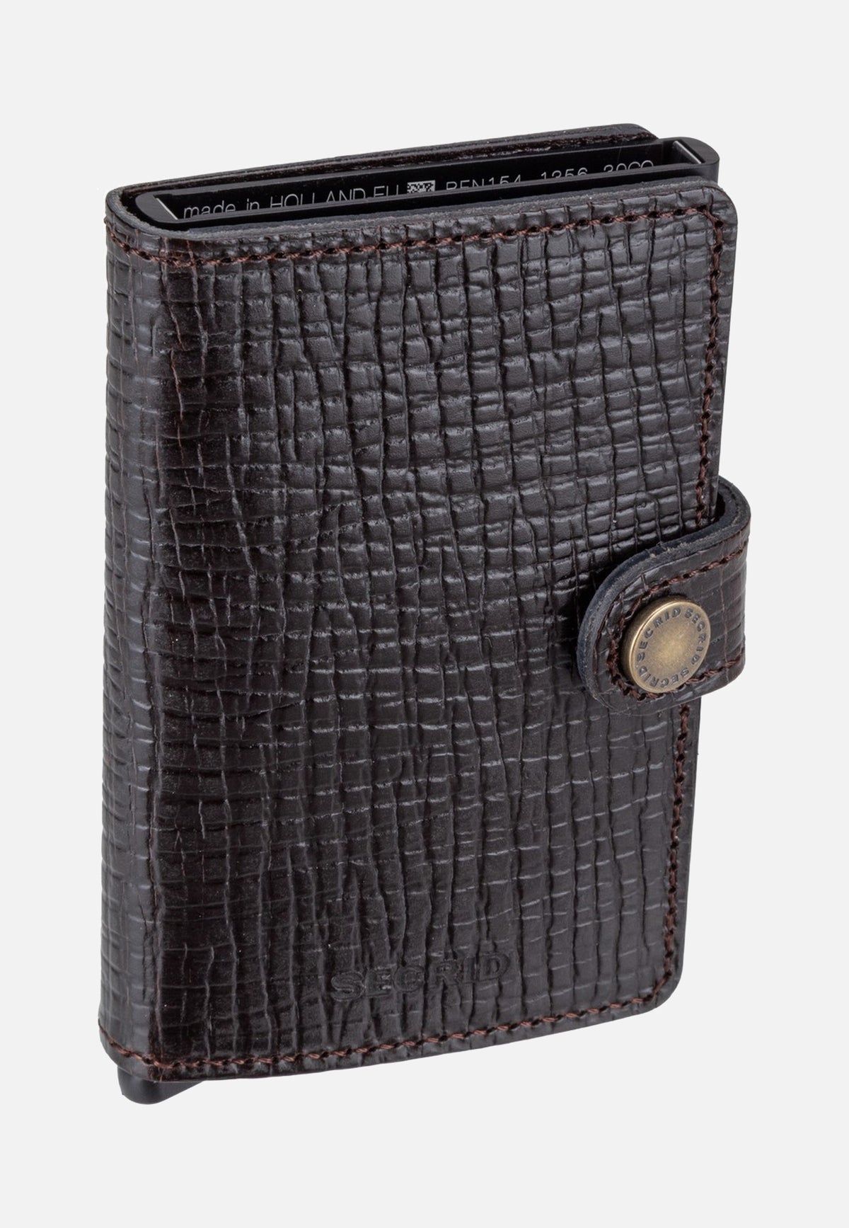 Secrid Miniwallet Palmellato Brown Cartera