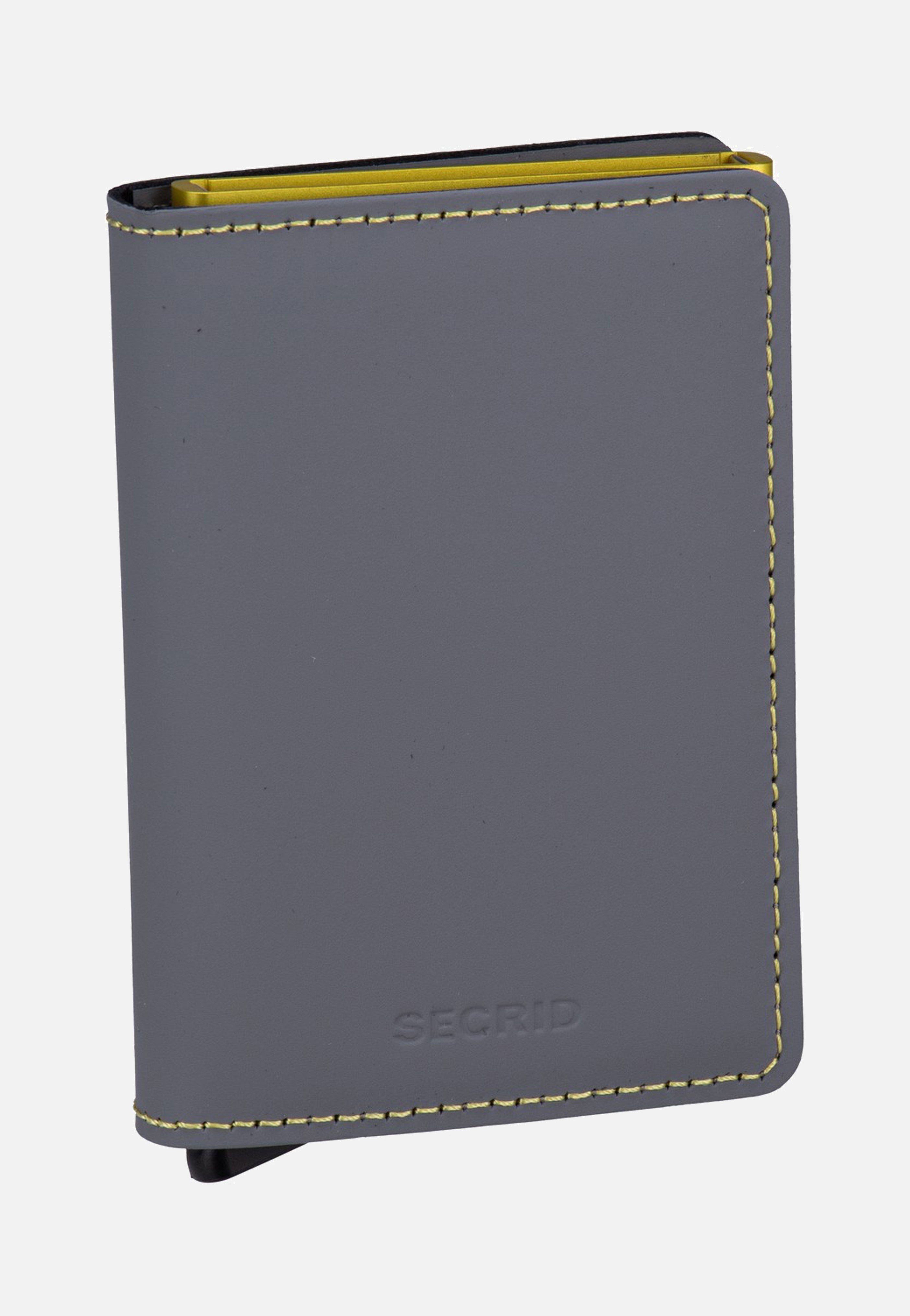 Secrid - Slimwallet Matte Grey-Lime - Wallets small | Neutral-Image