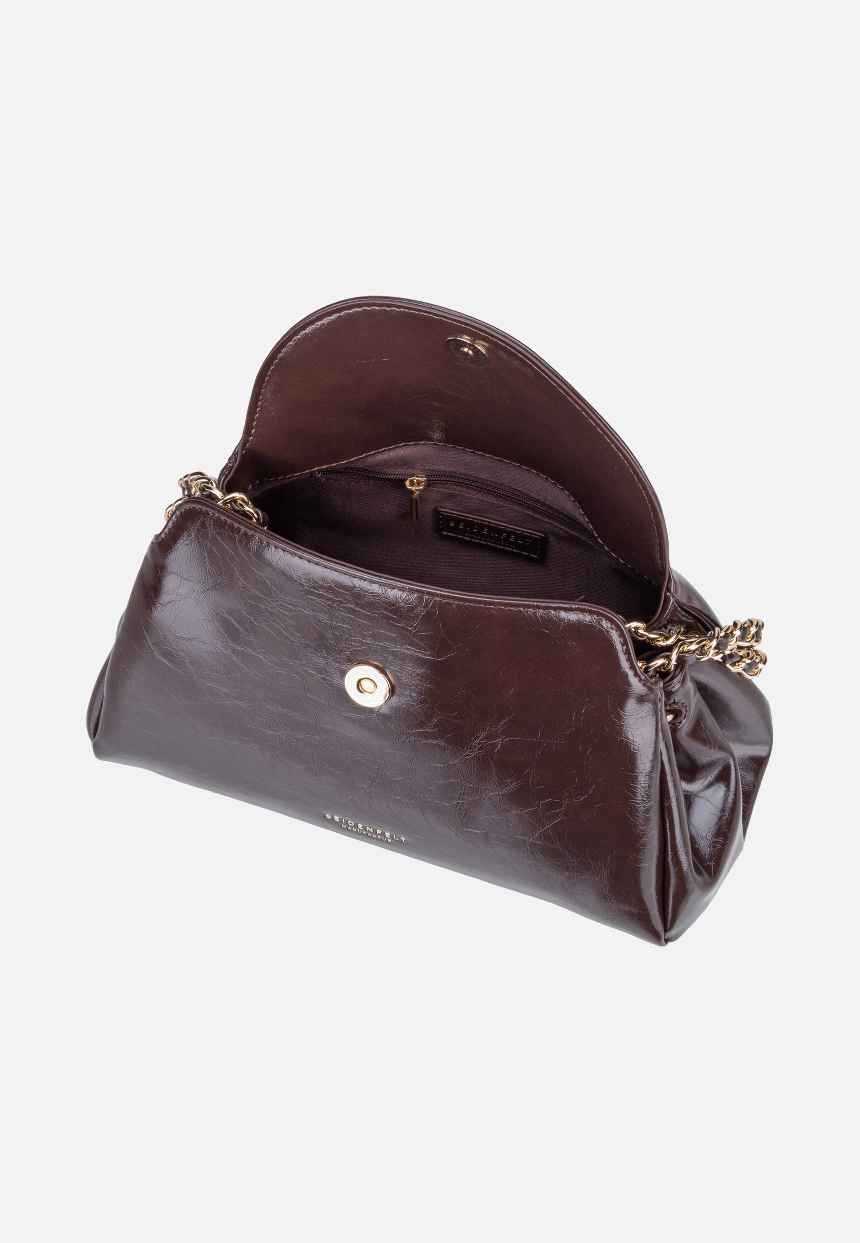 Seidenfelt Loimaa Handbag Dark Brown Shoulder Bag