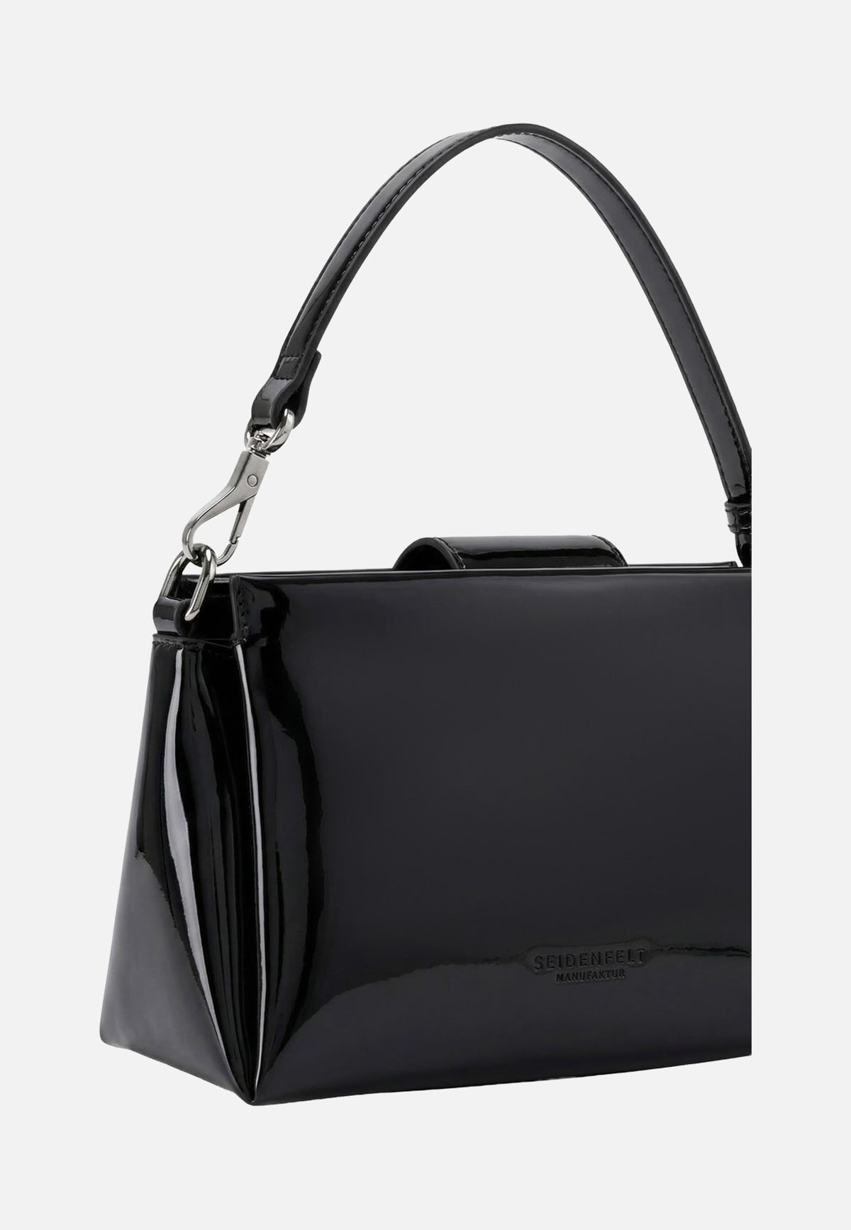 Seidenfelt Mariehamn Patent Black Bolso de noche