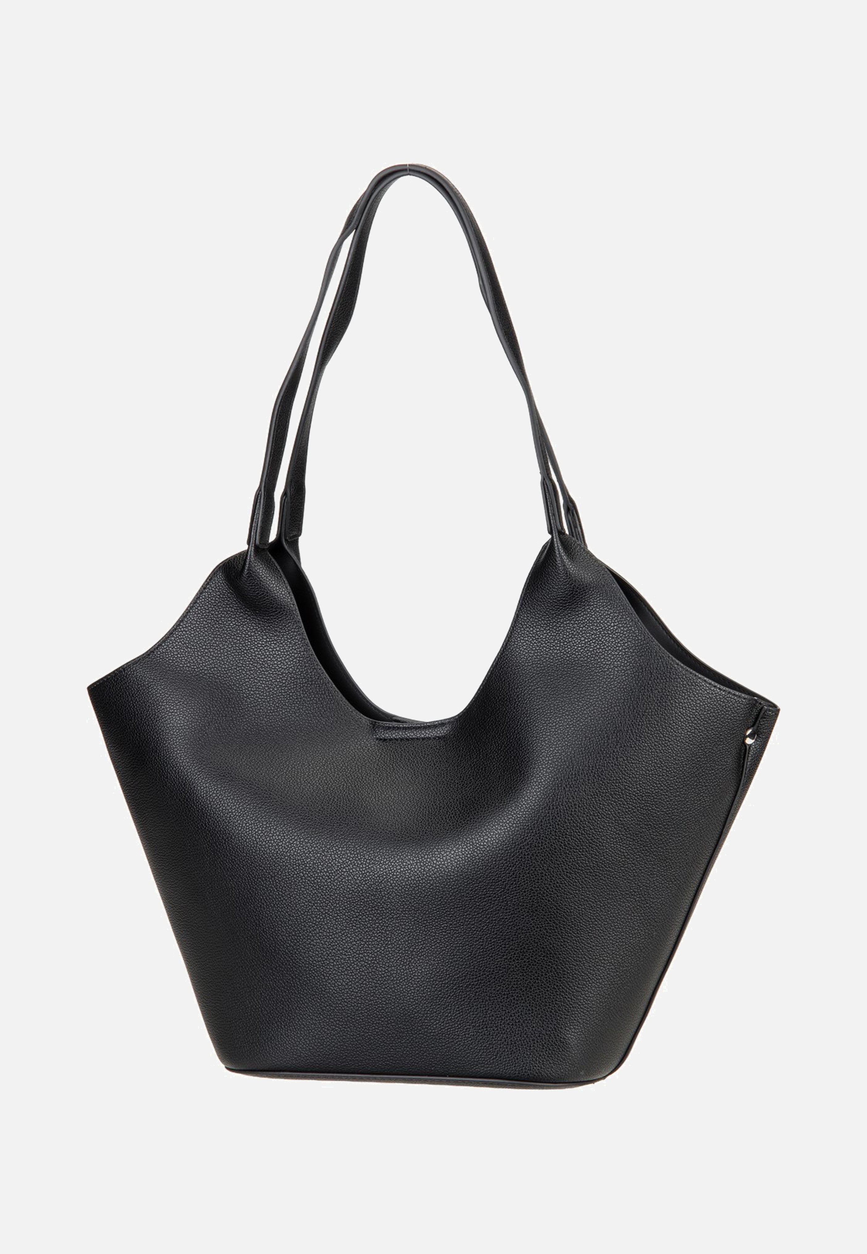 Seidenfelt Nelma Tulip Shopper Black Shopper
