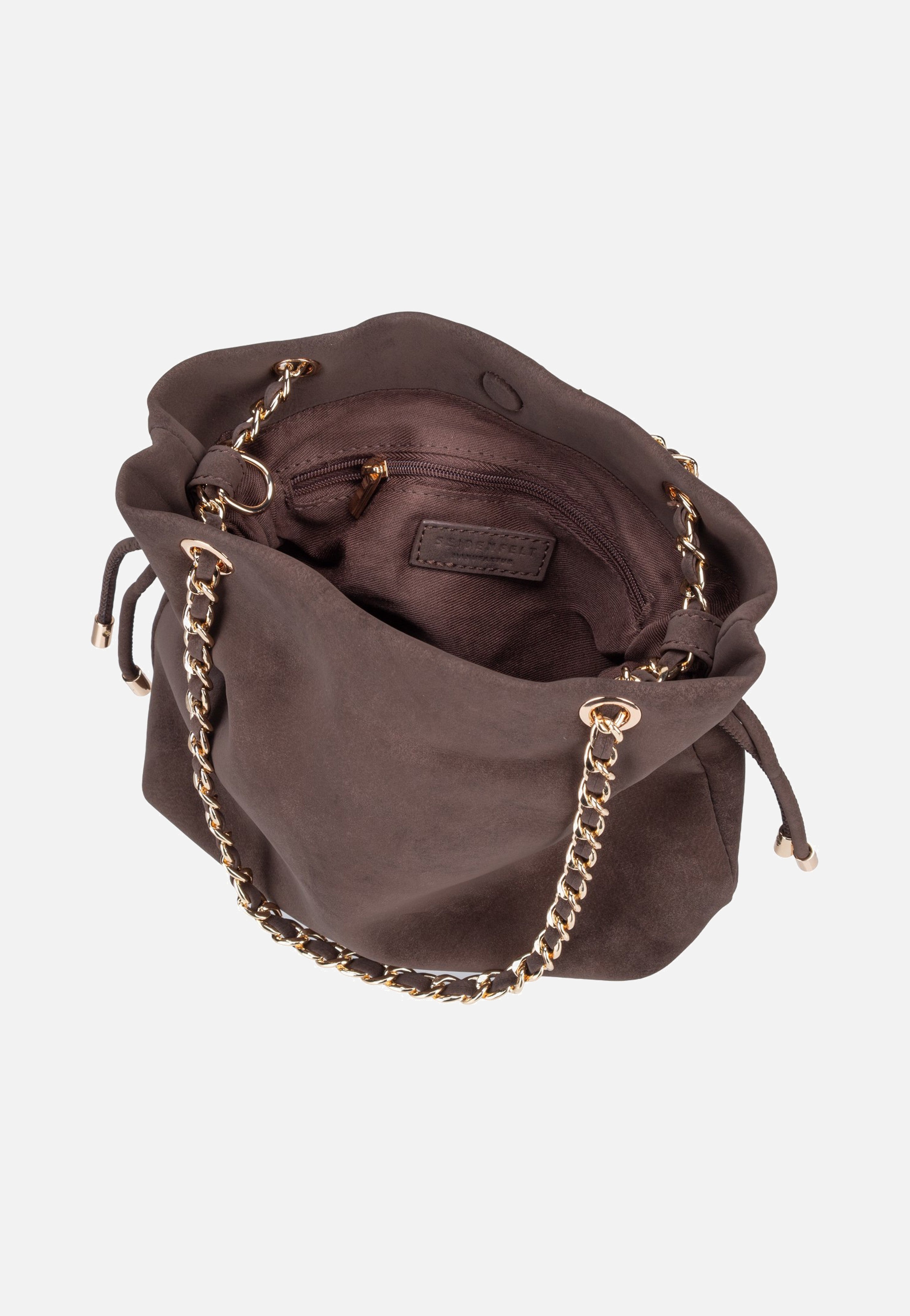 Seidenfelt Rena Handbag Dark Brown Hobo Bag