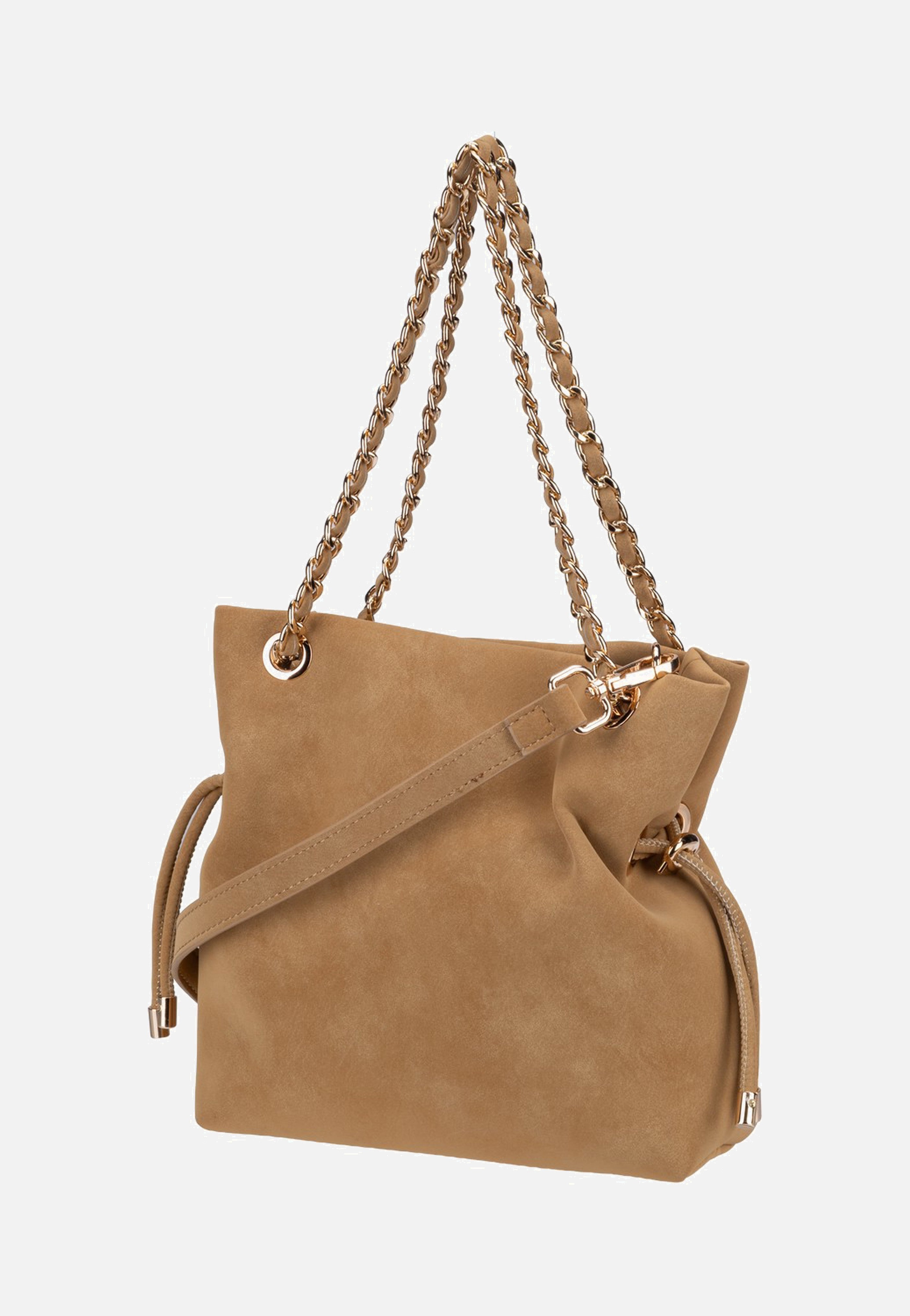 Seidenfelt Rena Handbag Fudgy Caramel Hobo Bag