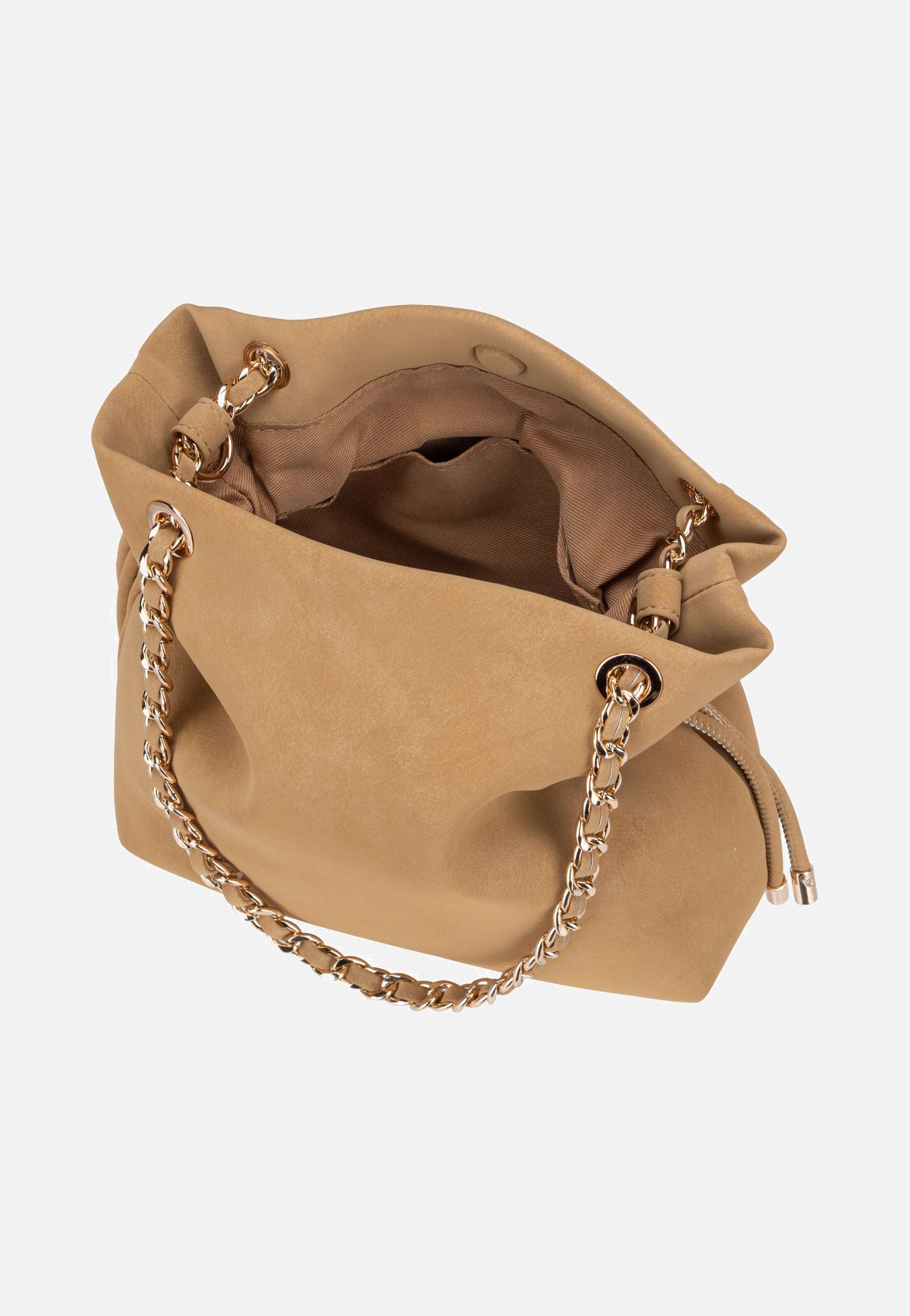 Seidenfelt Rena Handbag Fudgy Caramel Hobo Bag