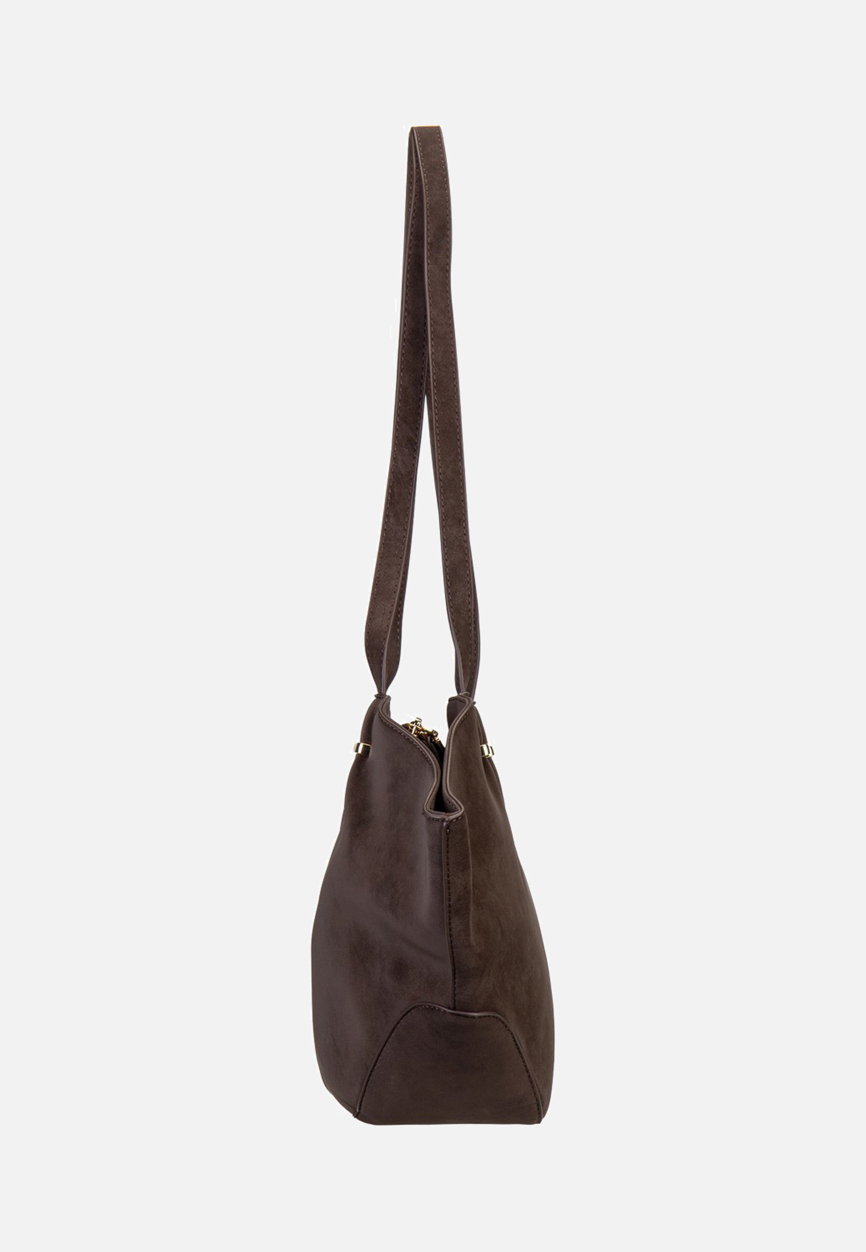 Seidenfelt Rena Shopper Dark Brown Shopper