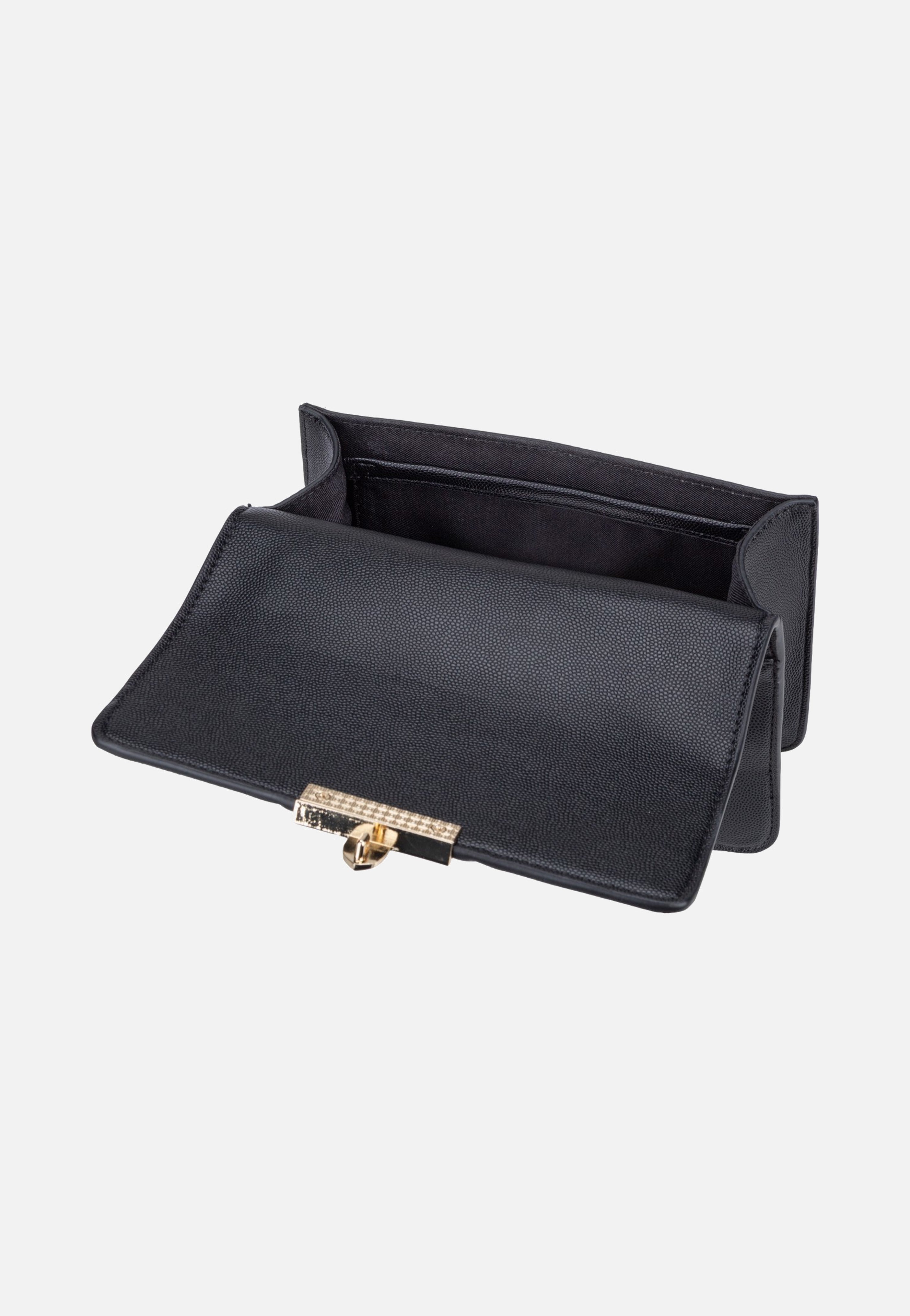 Seidenfelt Roros Top Handle Black/Gold Evening Bag