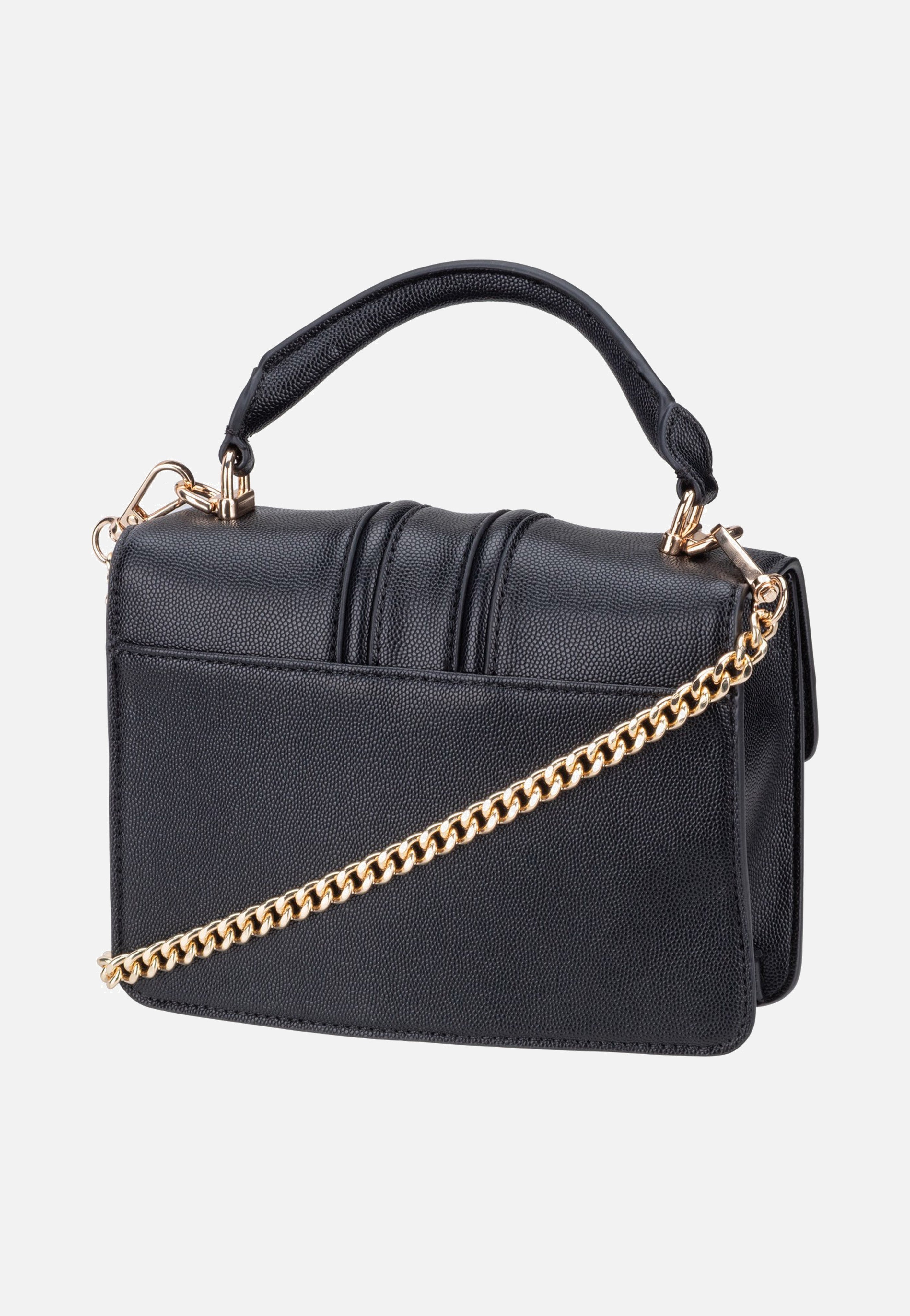 Seidenfelt Roros Top Handle Black/Gold Evening Bag