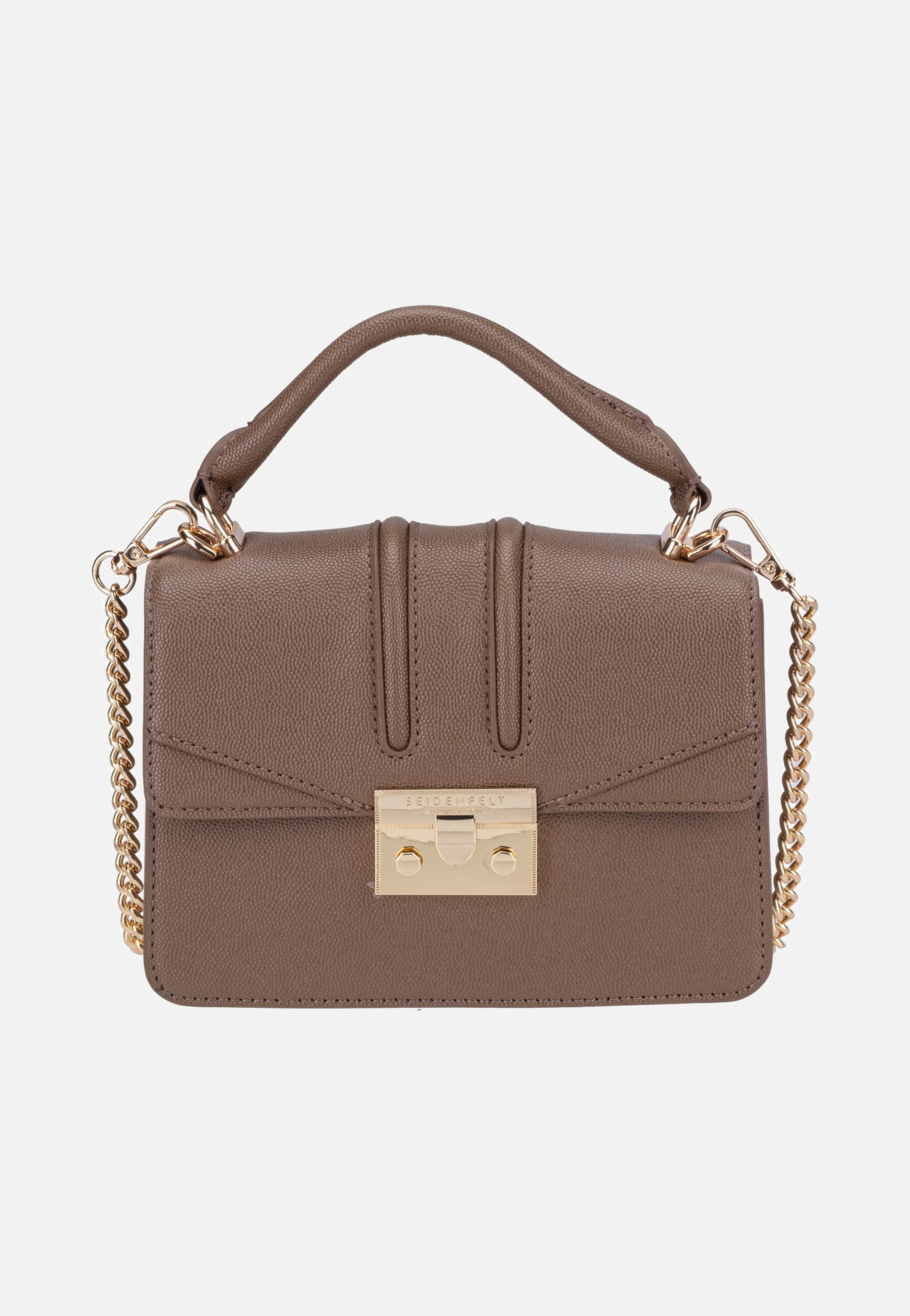 Seidenfelt Roros Top Handle Chestnut Evening Bag
