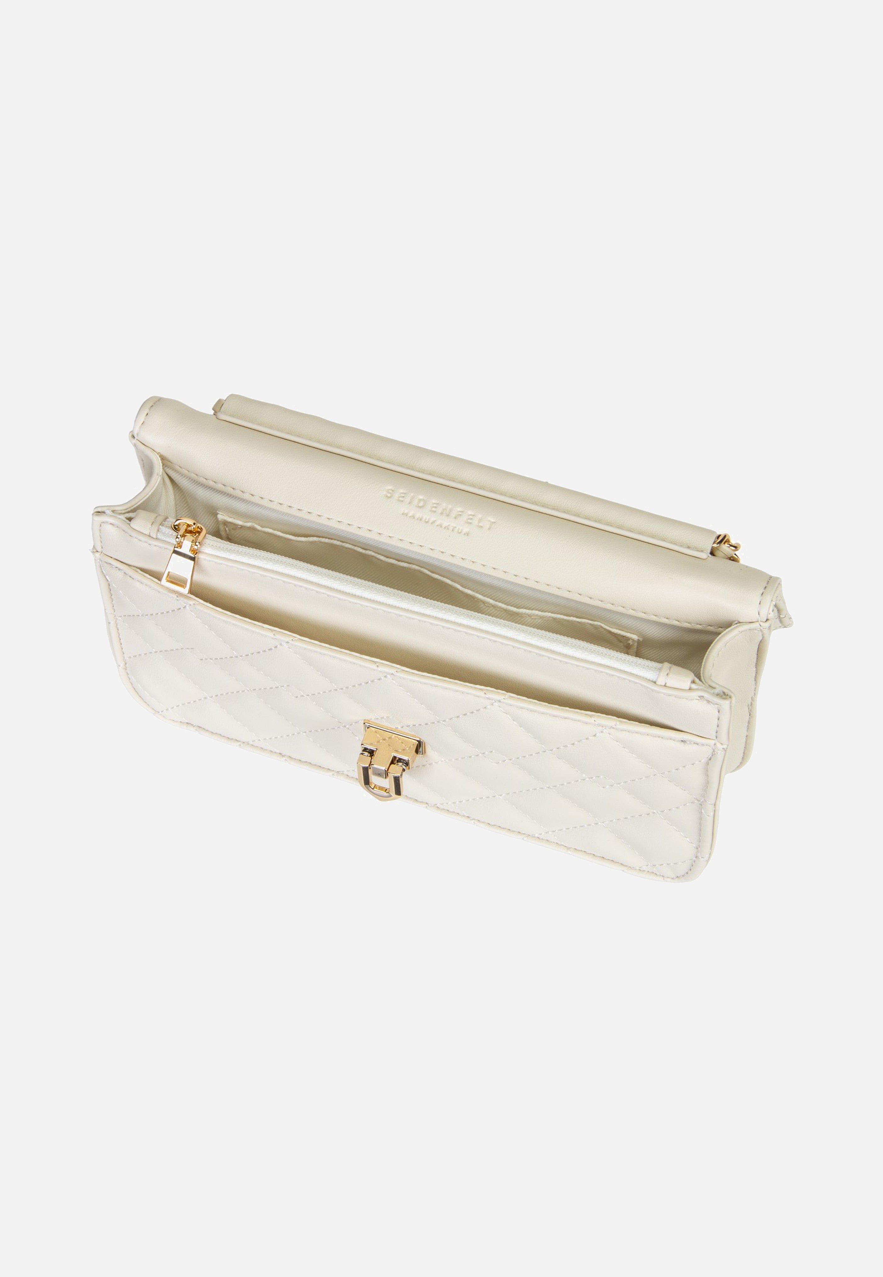 Seidenfelt Sande Clutch Beige Evening Bag