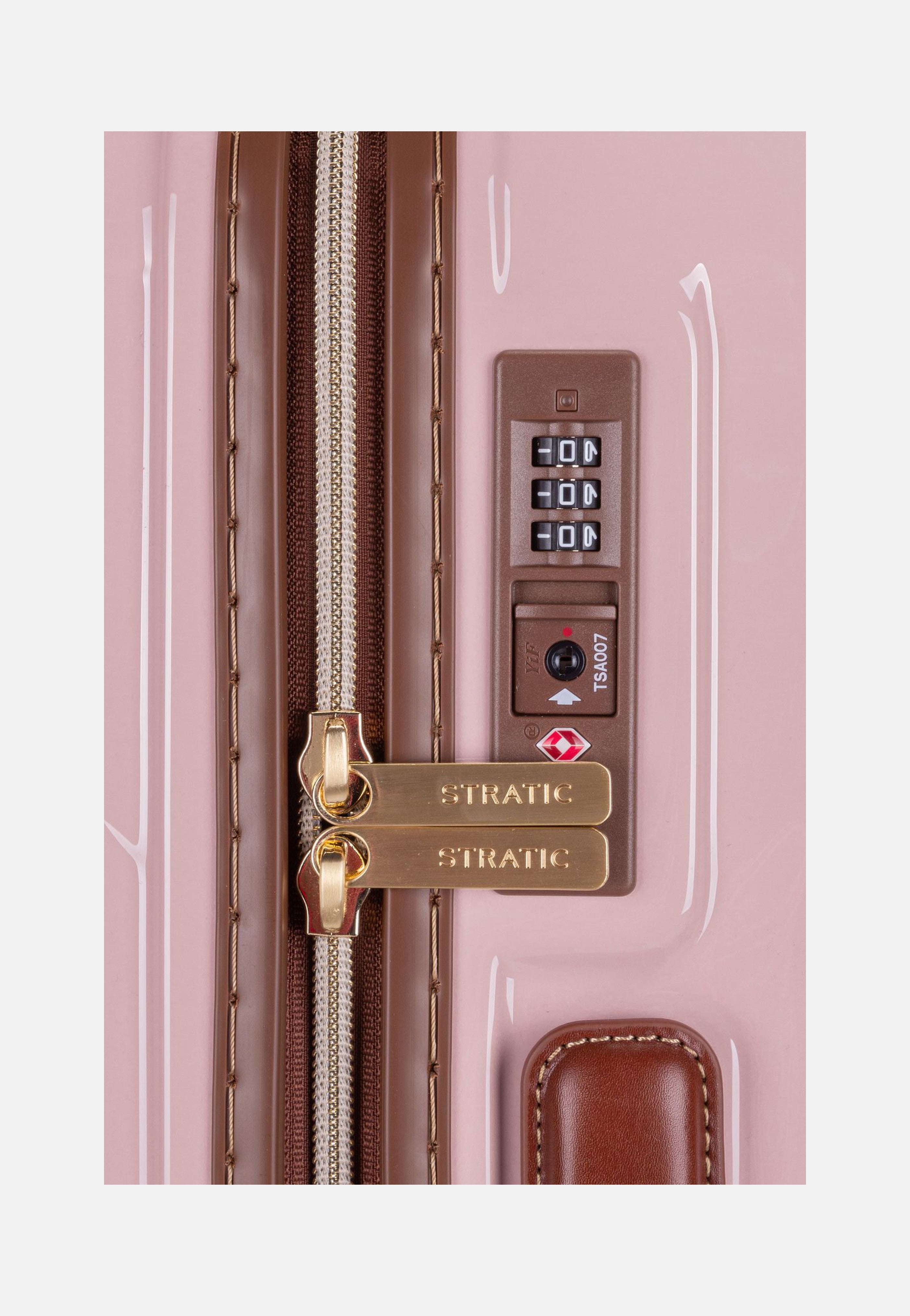 Stratic - Leather & More Trolley M Rose - Suitcase | Neutral-Image