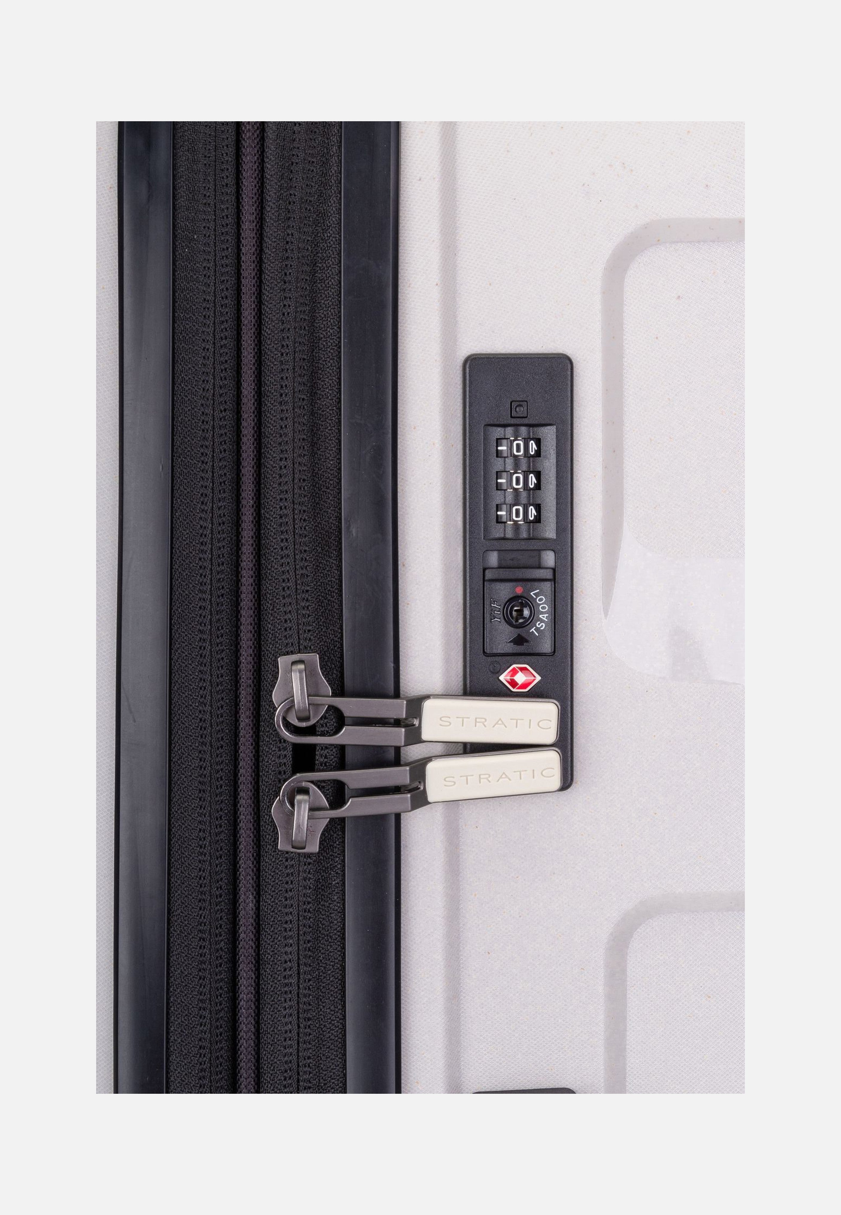 Stratic Straw+ Trolley L Beige Suitcase