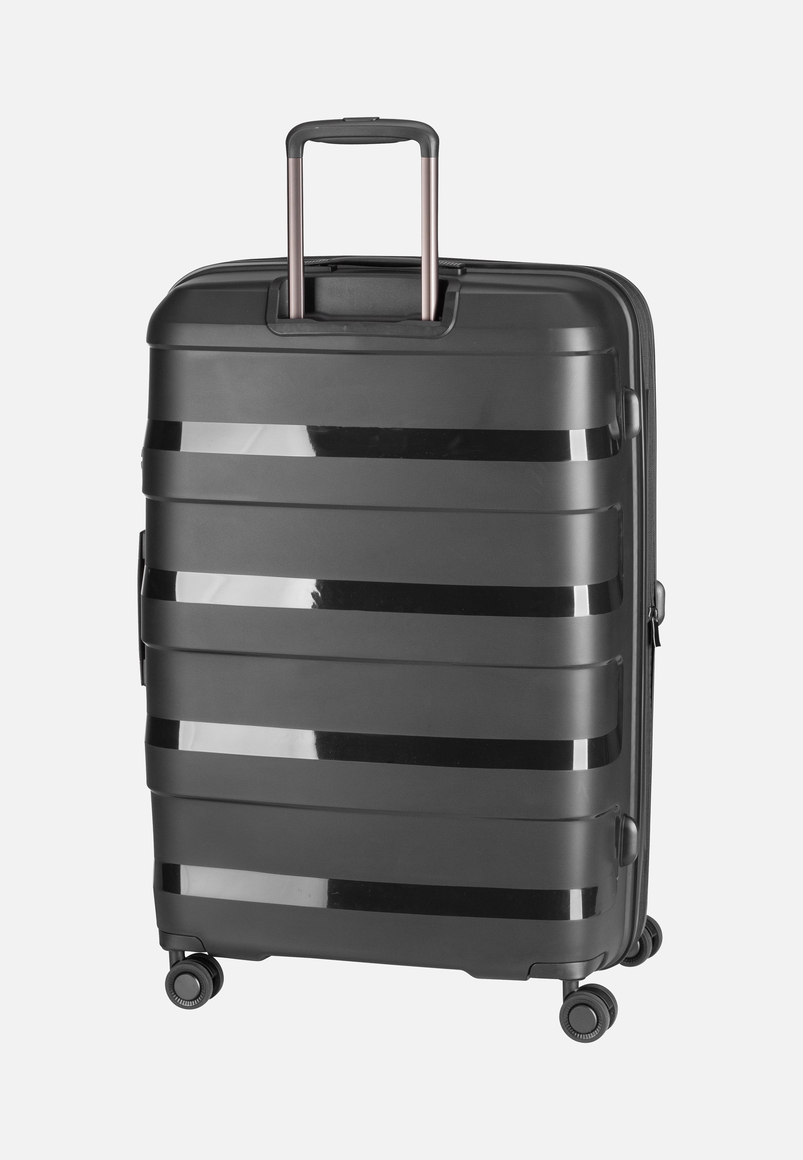 Stratic Straw+ Trolley L Black Suitcase