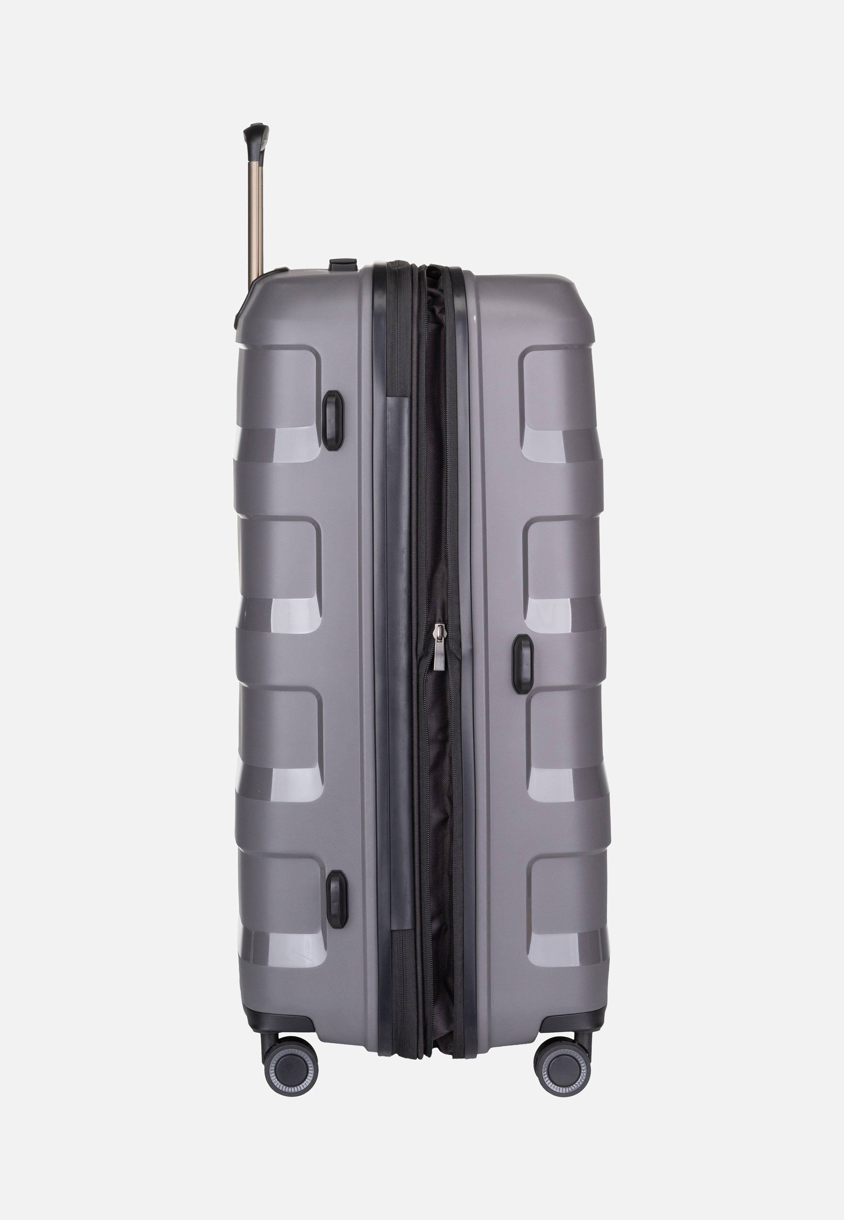 Stratic Straw+ Trolley L Dark Grey Suitcase
