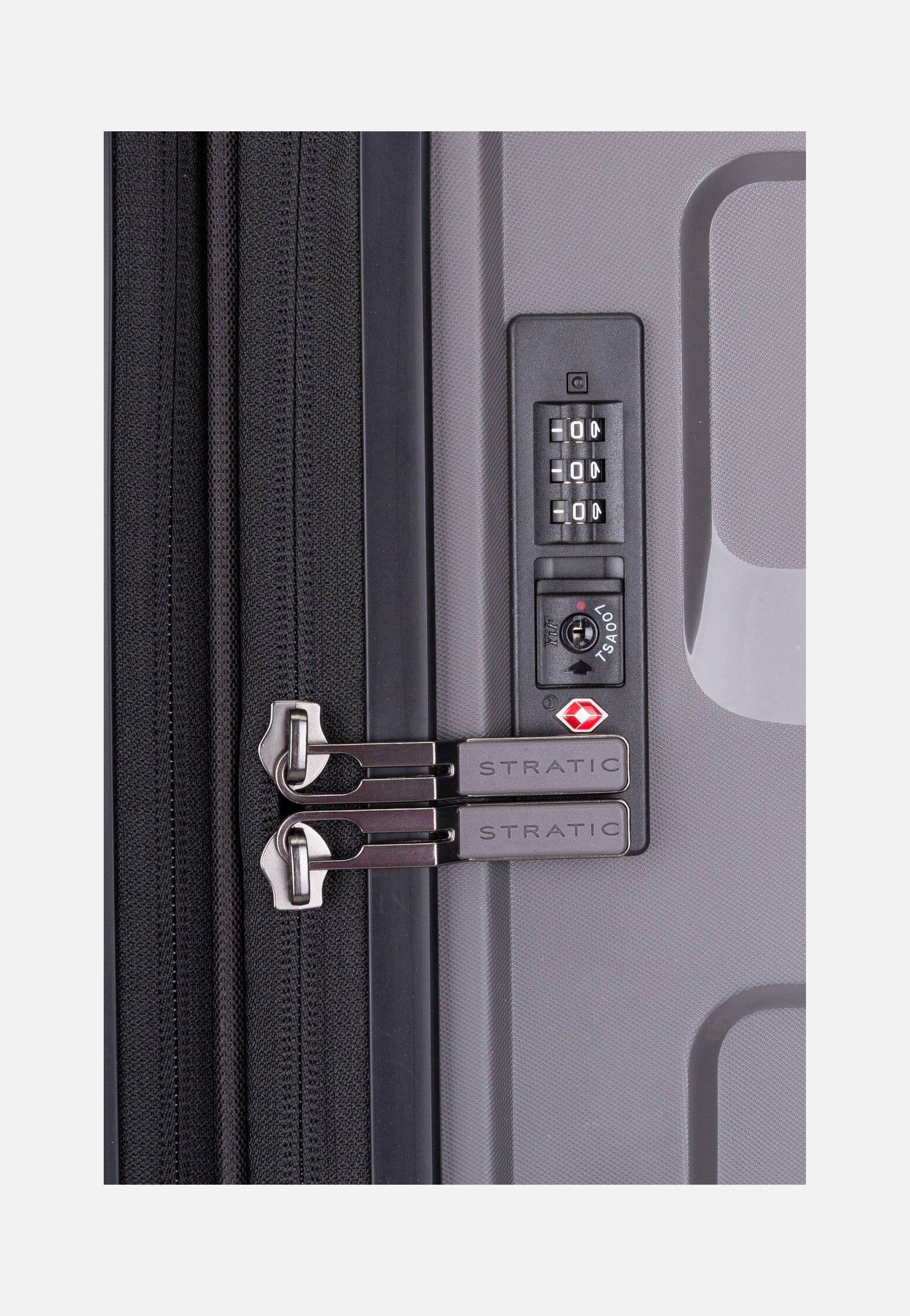 Stratic Straw+ Trolley L Dark Grey Suitcase