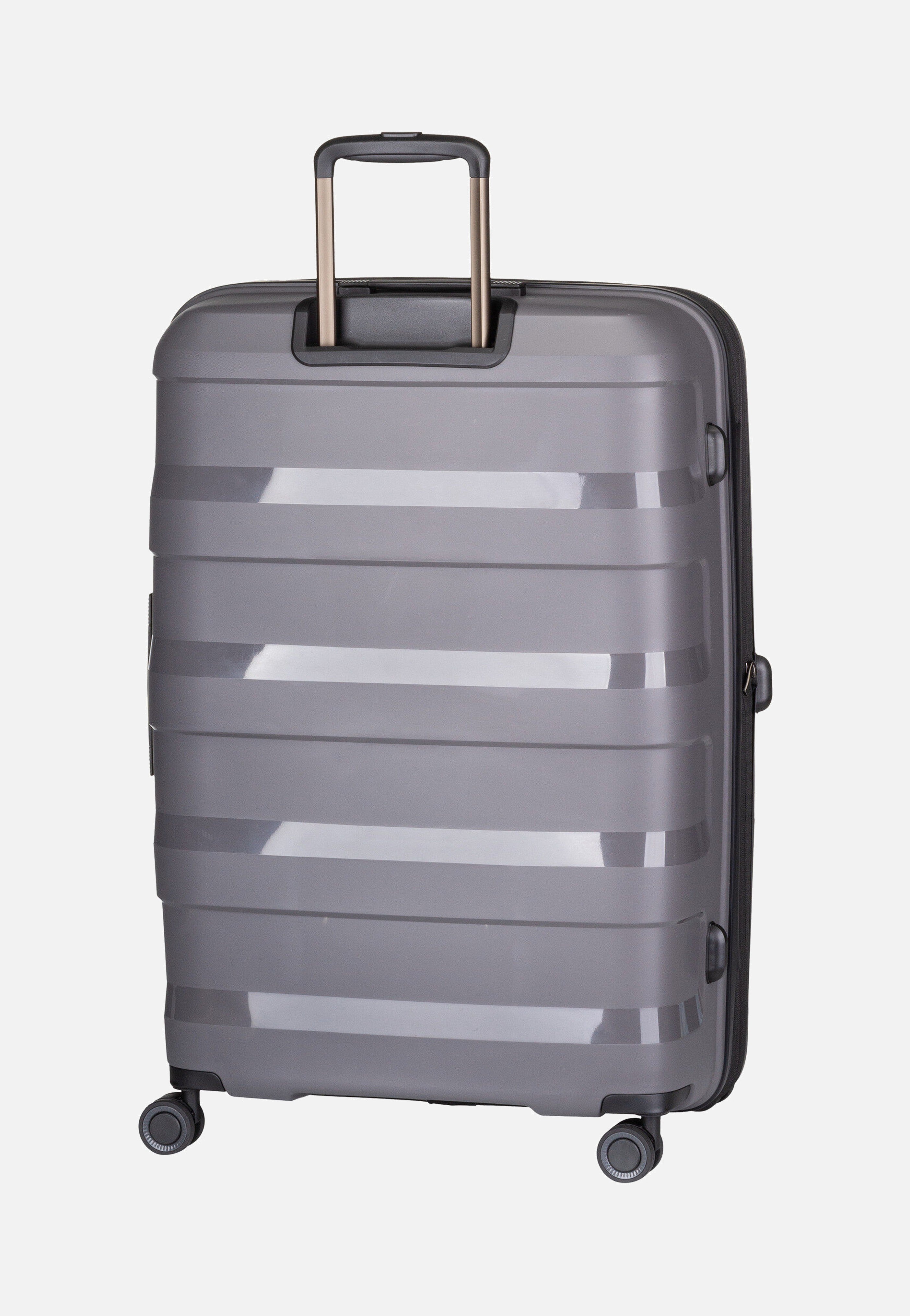 Stratic Straw+ Trolley L Dark Grey Suitcase