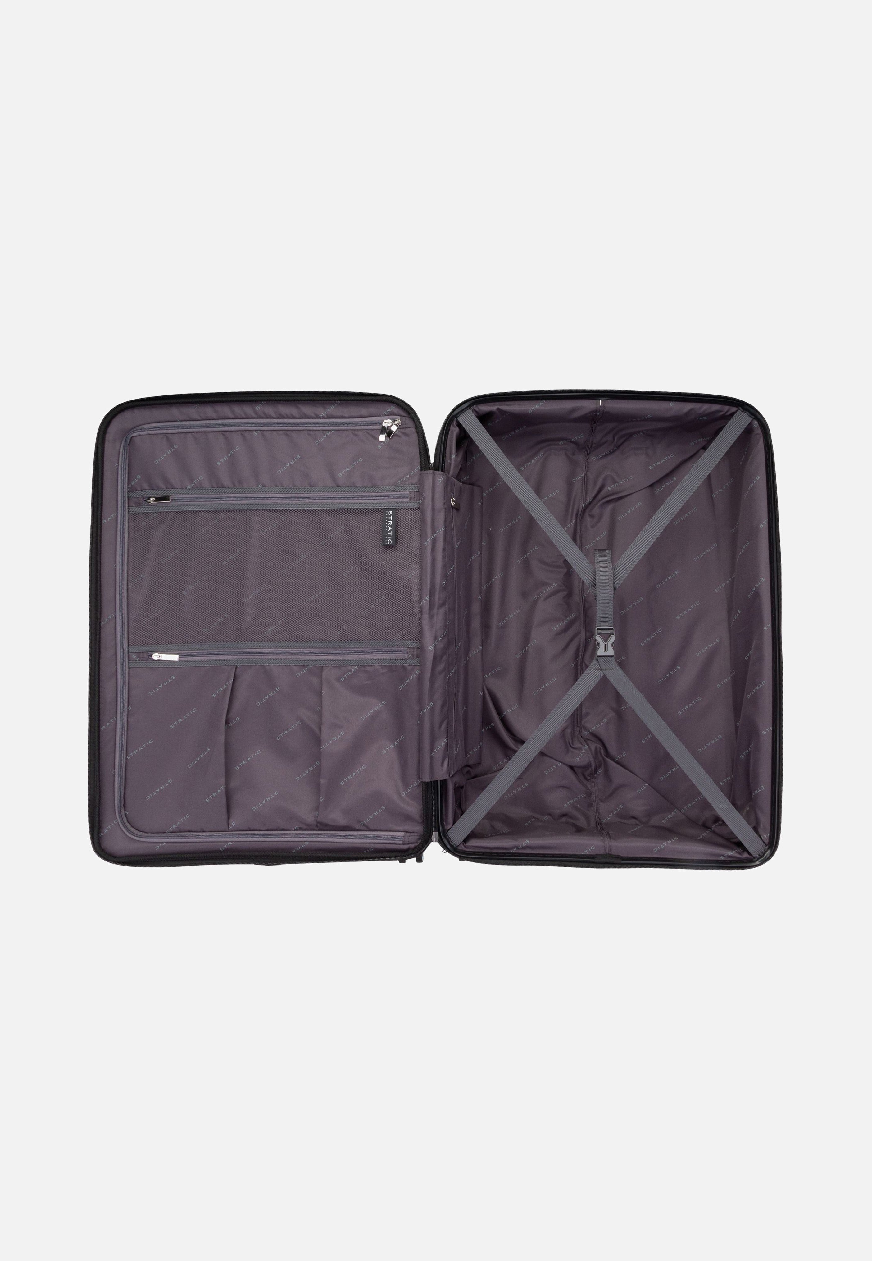Stratic Straw+ Trolley L Dark Grey Suitcase