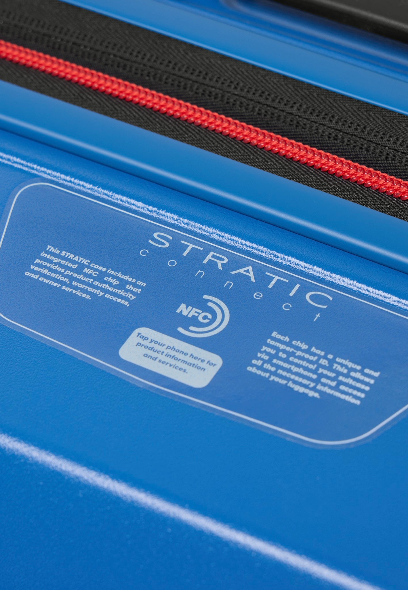 Stratic Buzz Trolley L Ocean Blue Suitcase