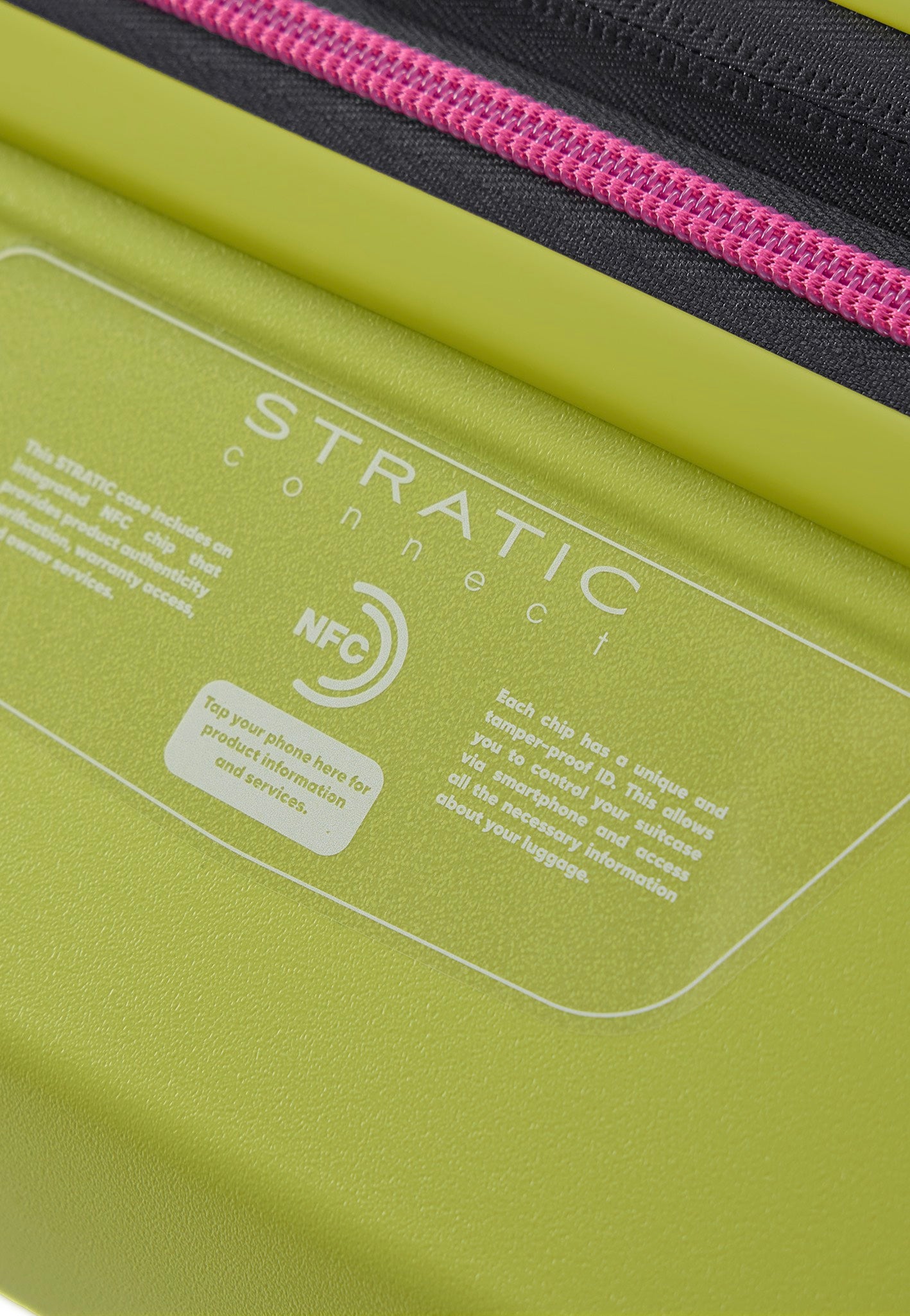 Stratic Buzz Trolley S Lime Green Suitcase