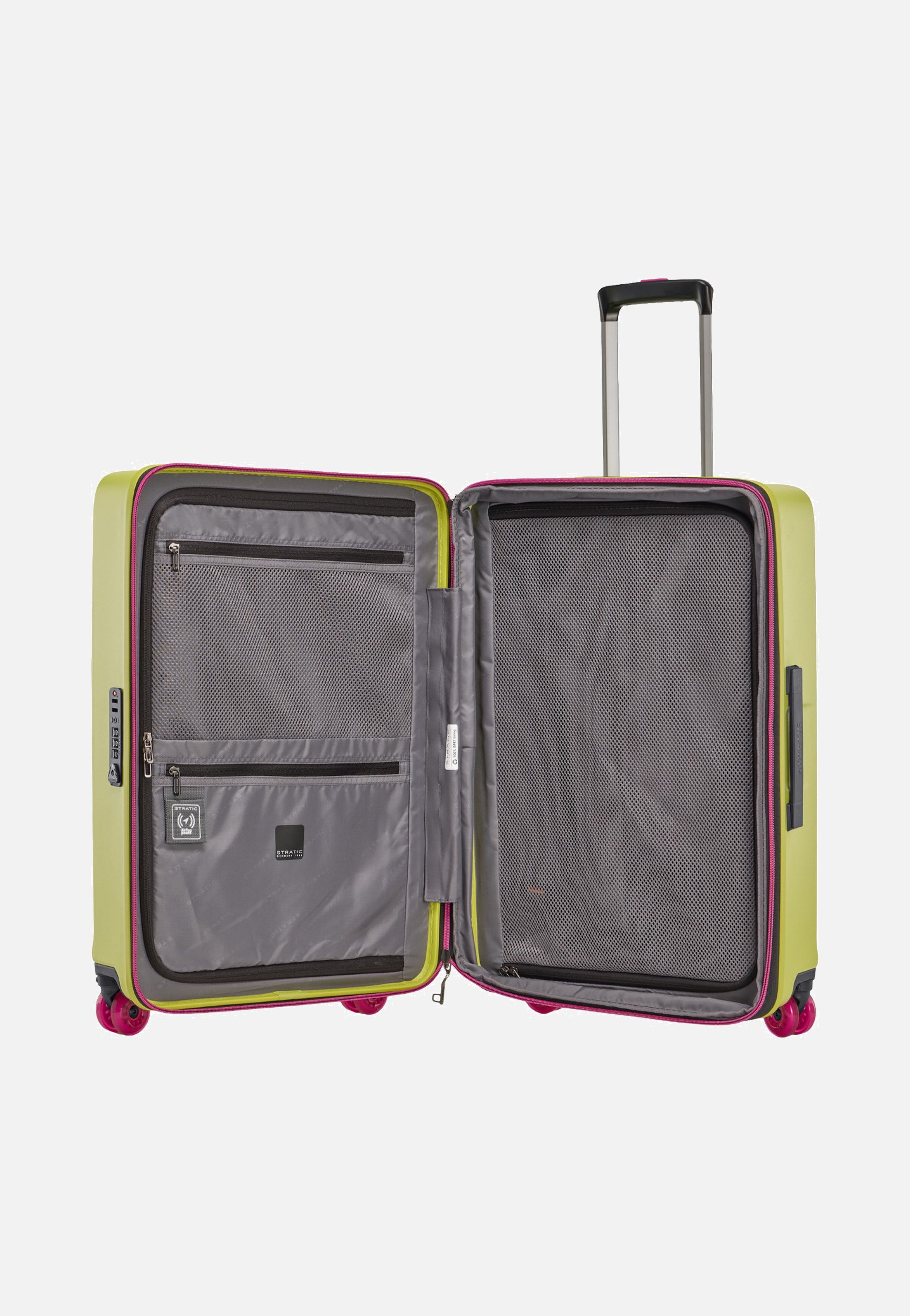 Stratic Buzz Trolley M Lime Green Suitcase