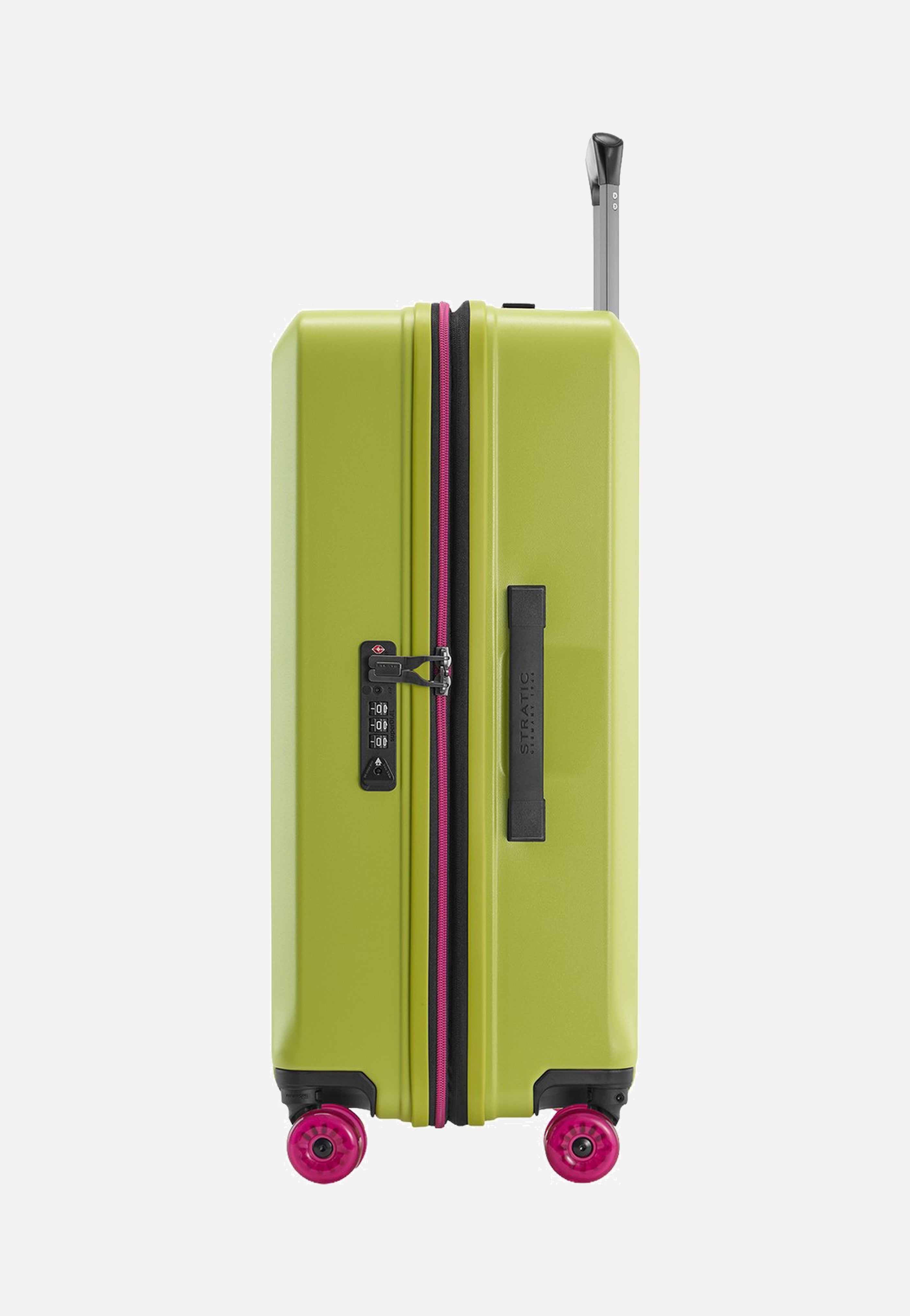 Stratic Buzz Trolley M Lime Green Suitcase