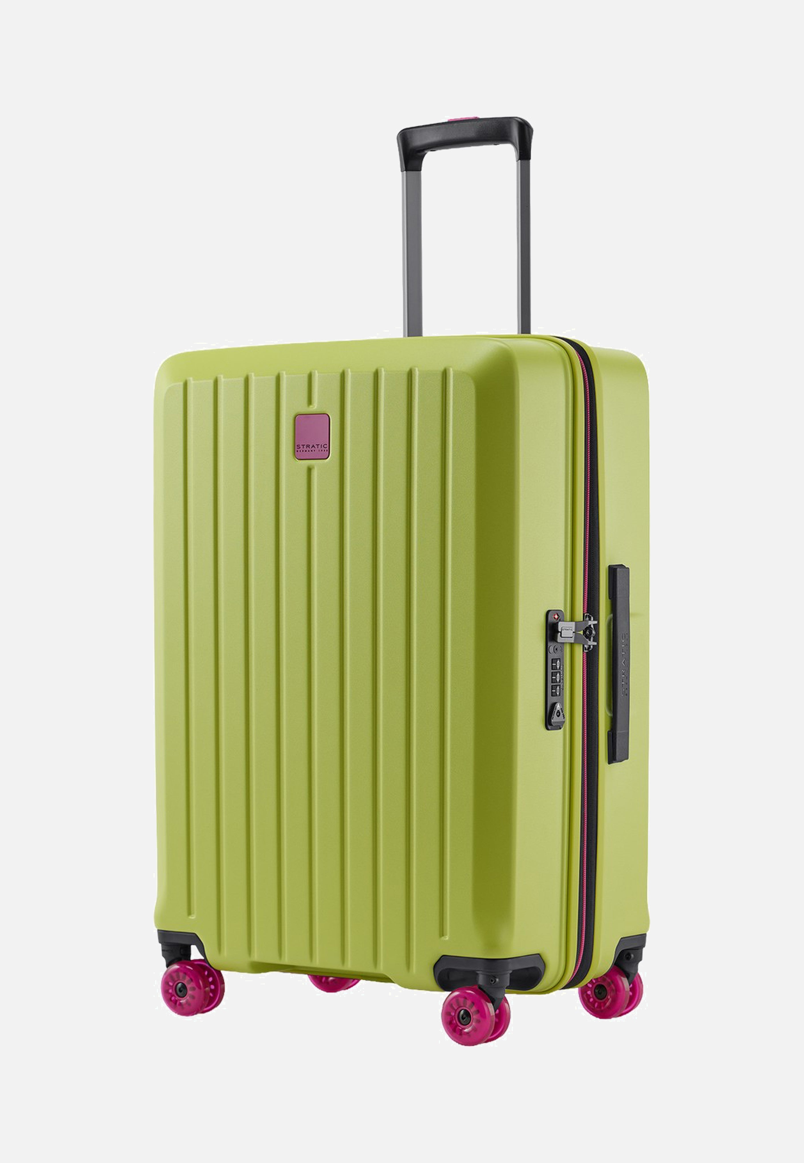 Stratic Buzz Trolley M Lime Green Suitcase