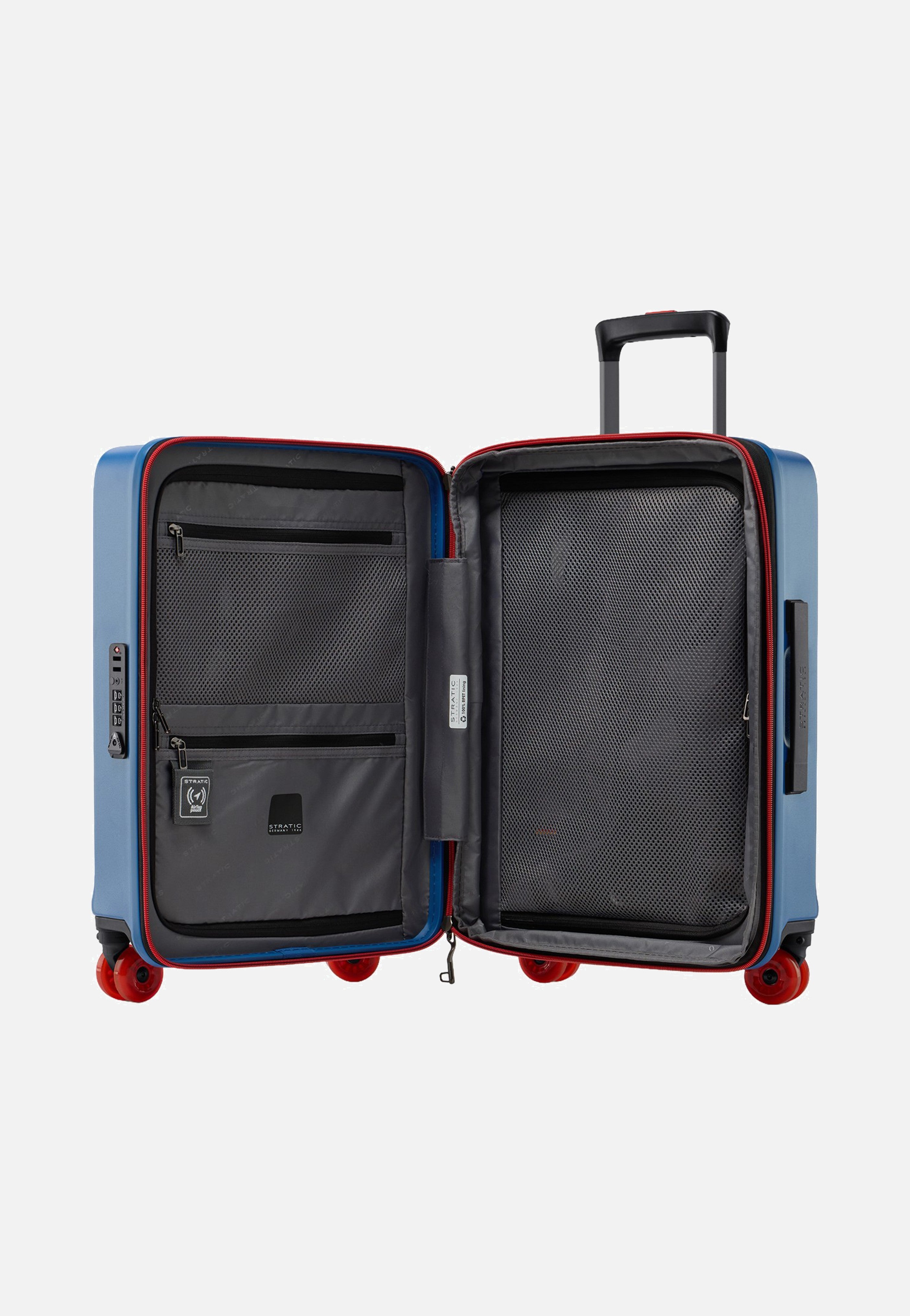 Stratic Buzz Trolley S Ocean Blue Suitcase