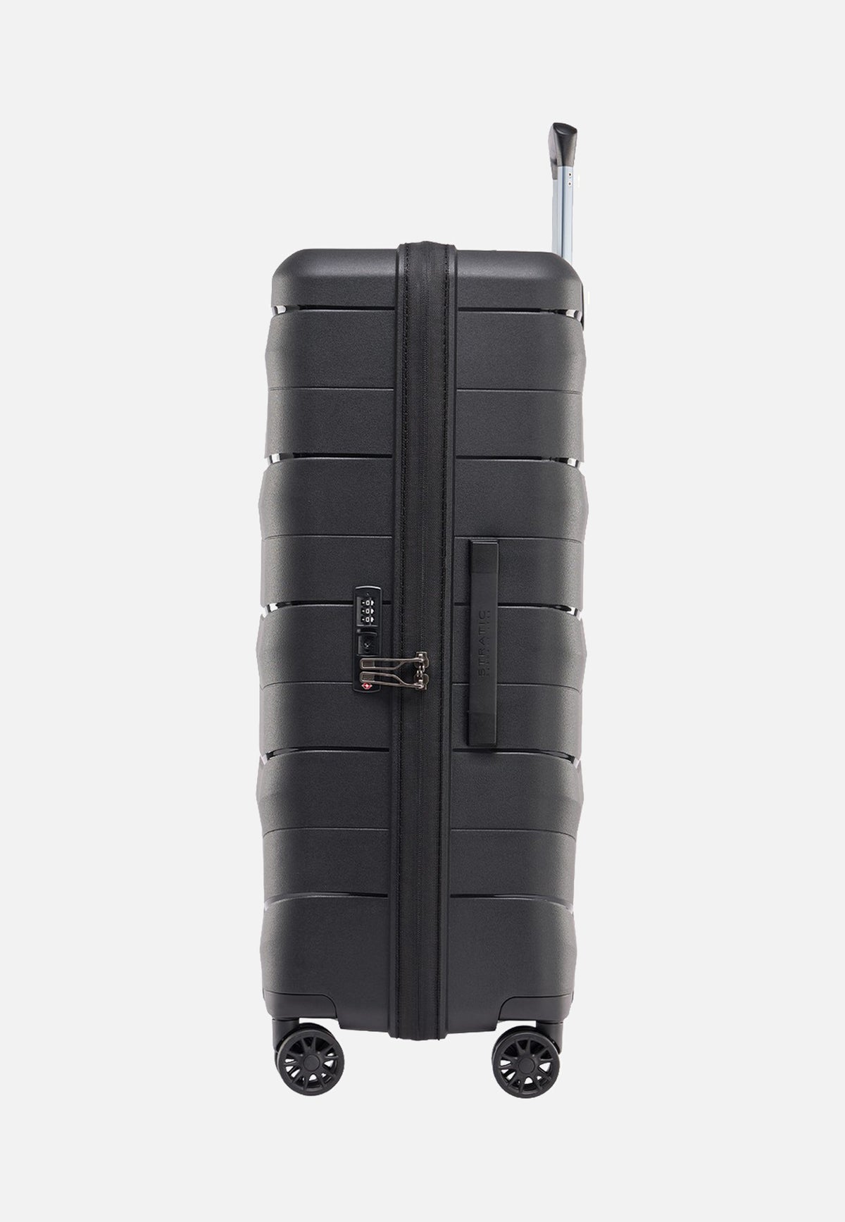 Stratic Ethos Trolley L Black Suitcase