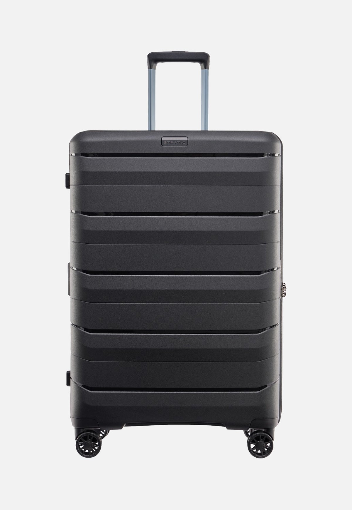 Stratic Ethos Trolley L Black Suitcase