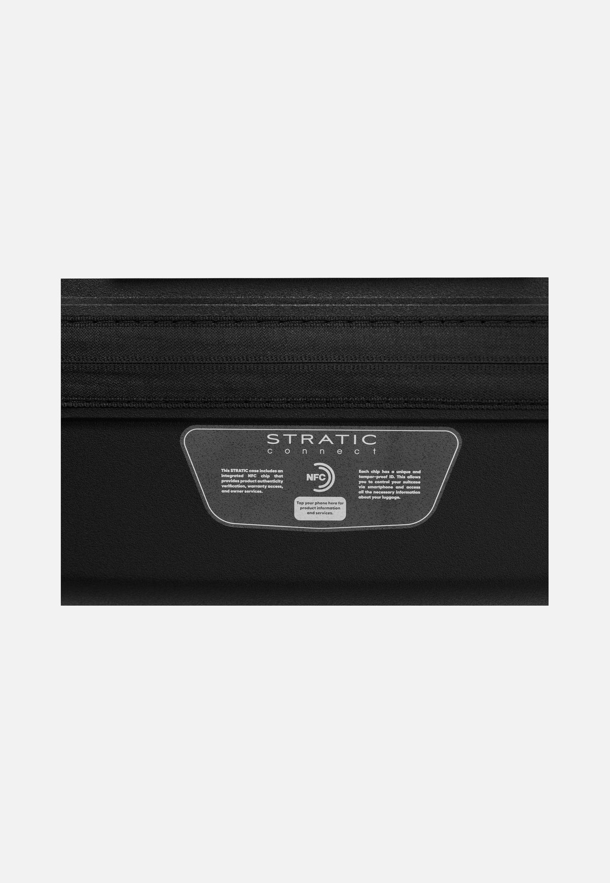 Stratic Ethos Trolley L Black Suitcase