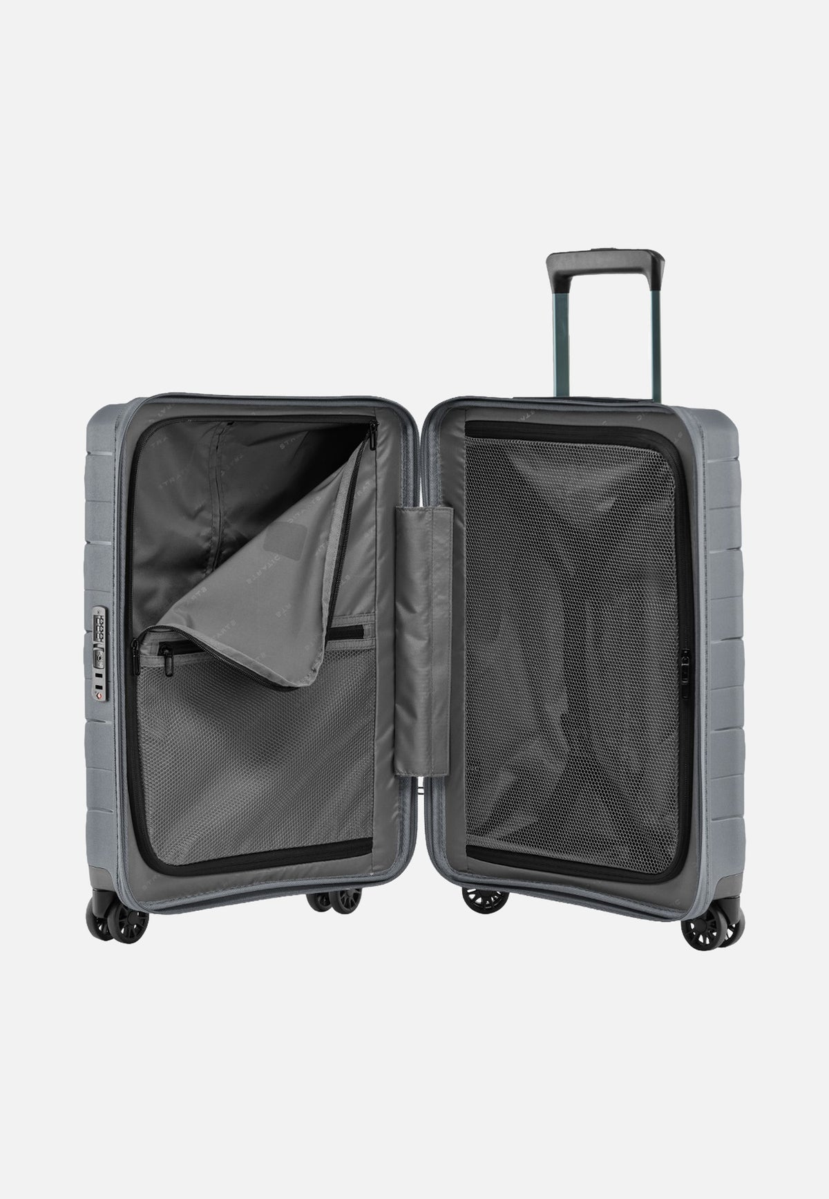 Stratic Ethos Trolley S Anthracite Valigia