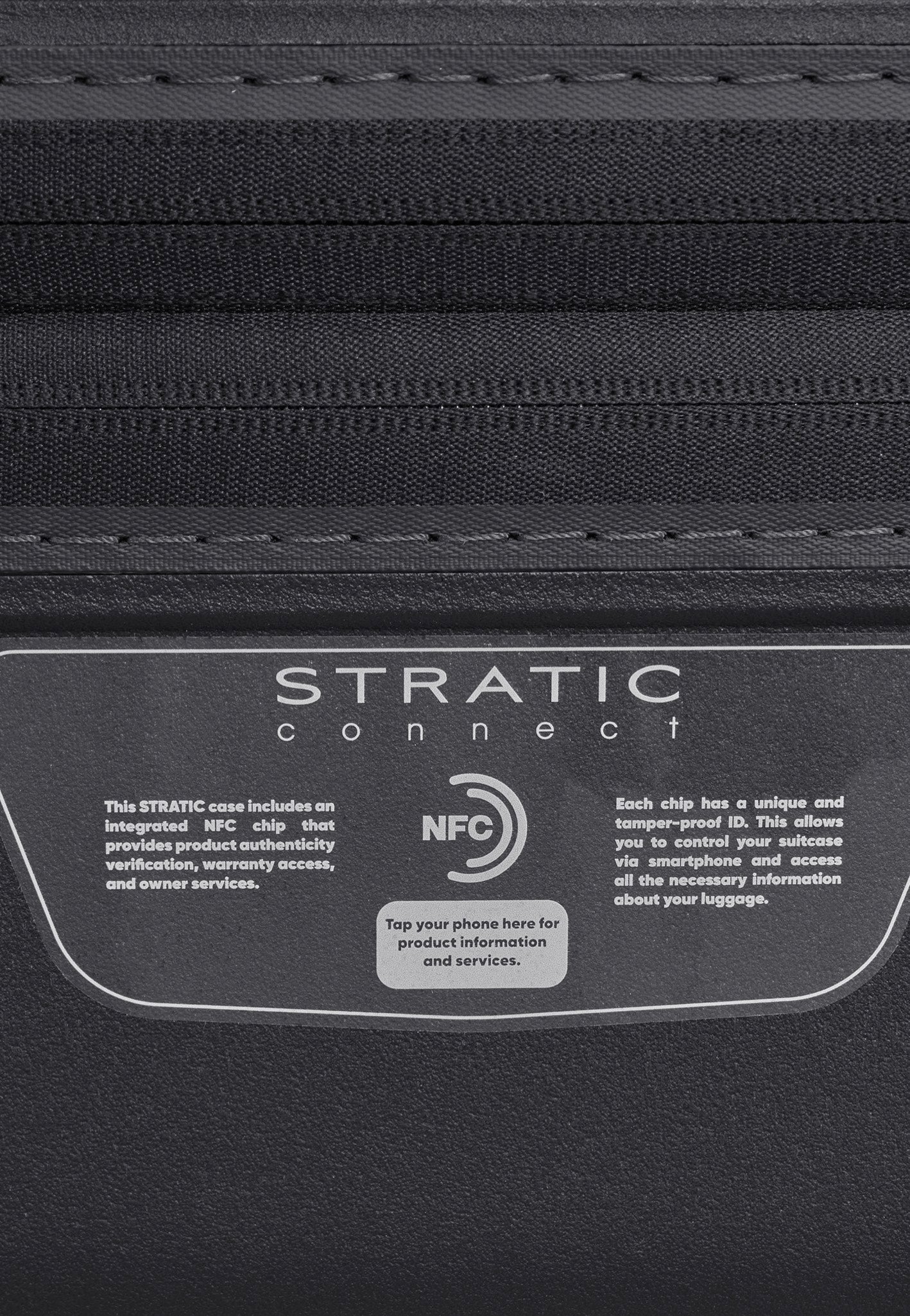 Stratic Novium ML Trolley L Black Suitcase