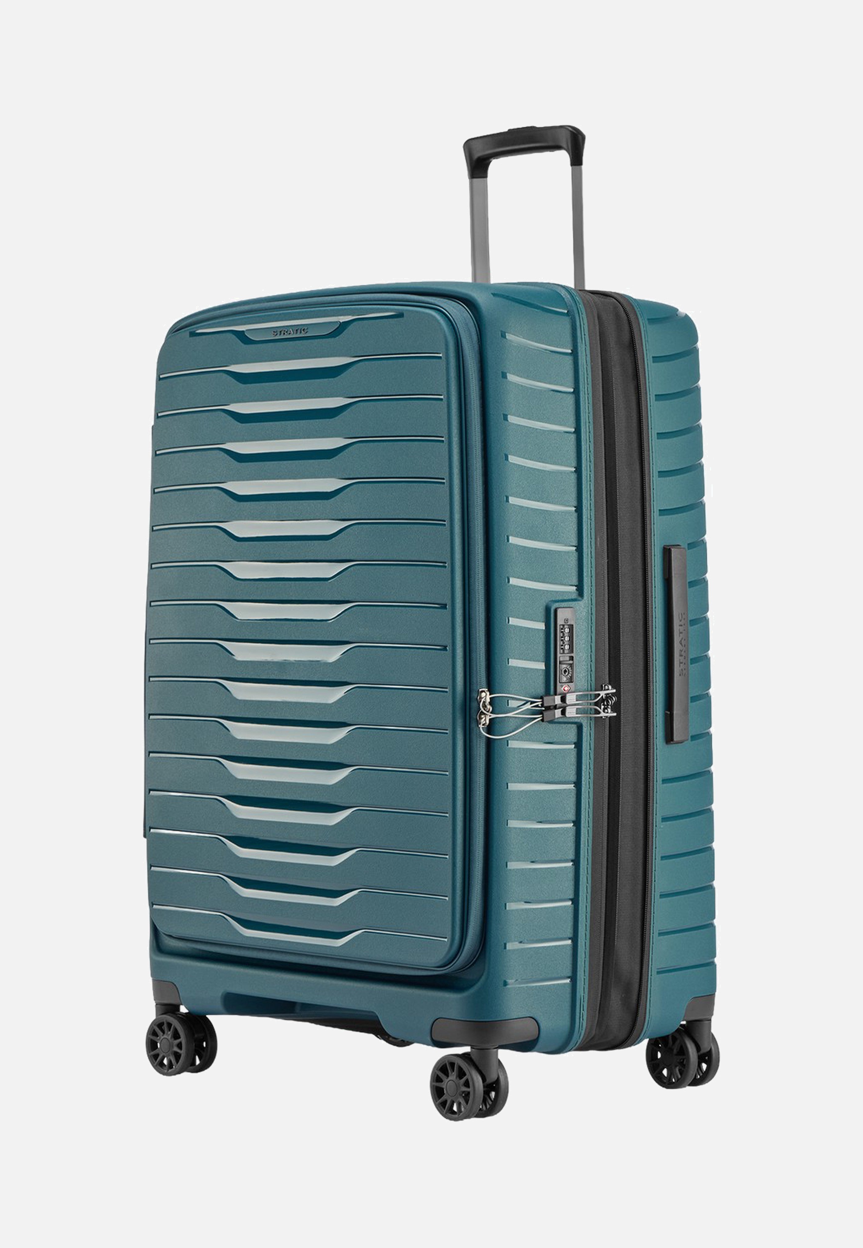 Stratic Novium ML Trolley L Petrol Suitcase