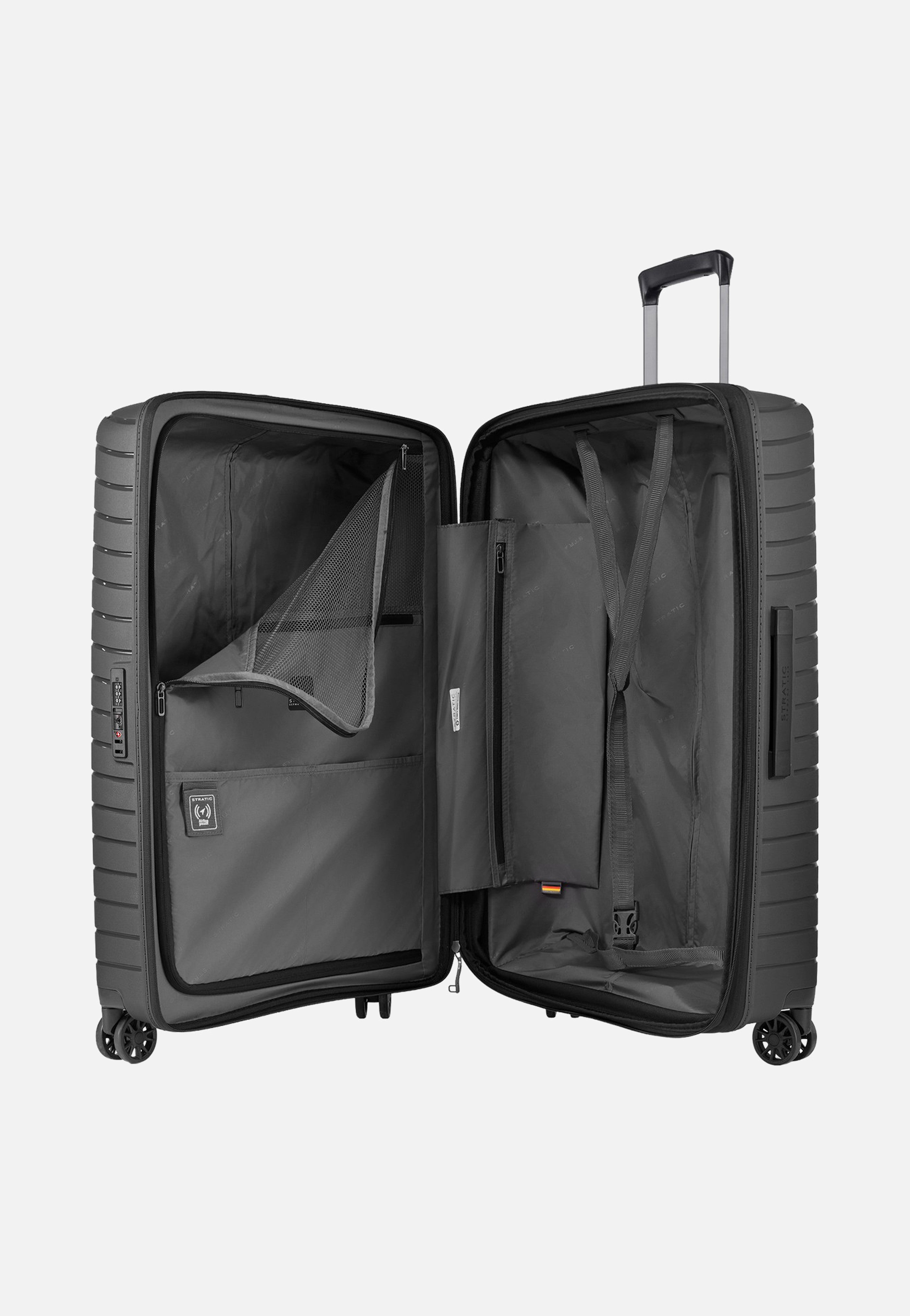 Stratic Novium SL Trolley L Black Suitcase