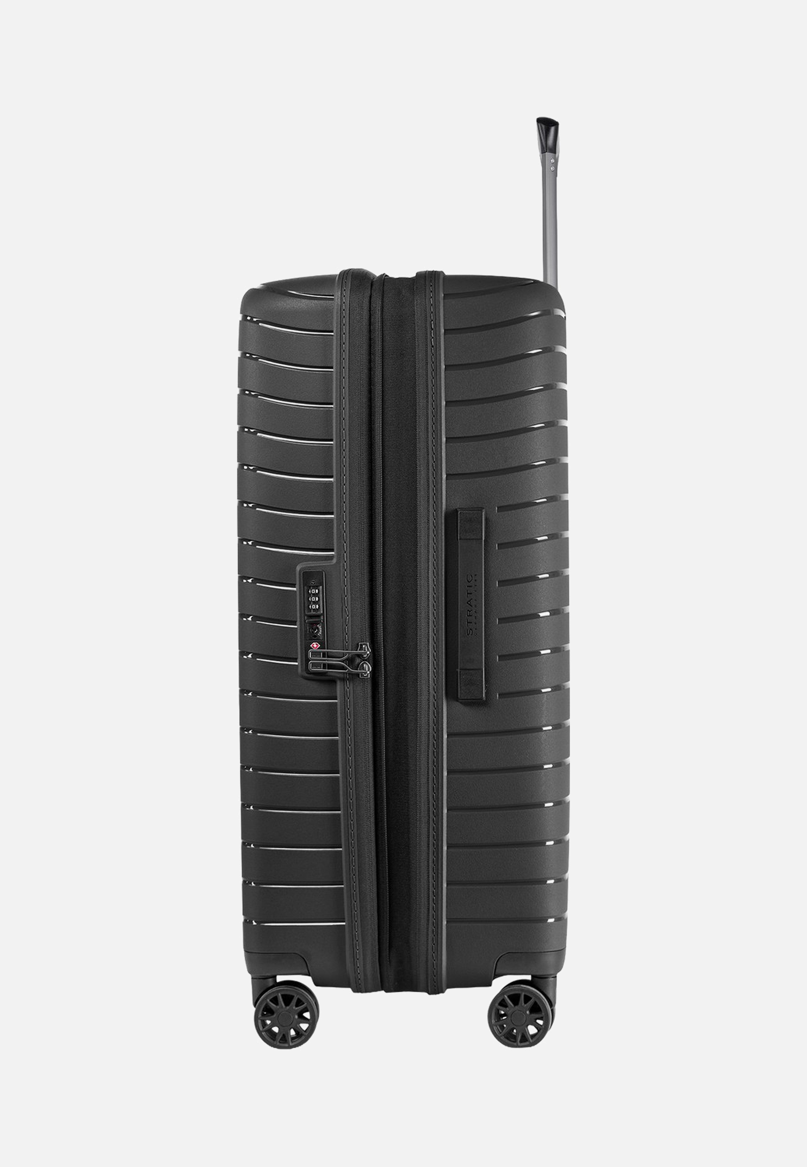 Stratic Novium SL Trolley L Black Suitcase